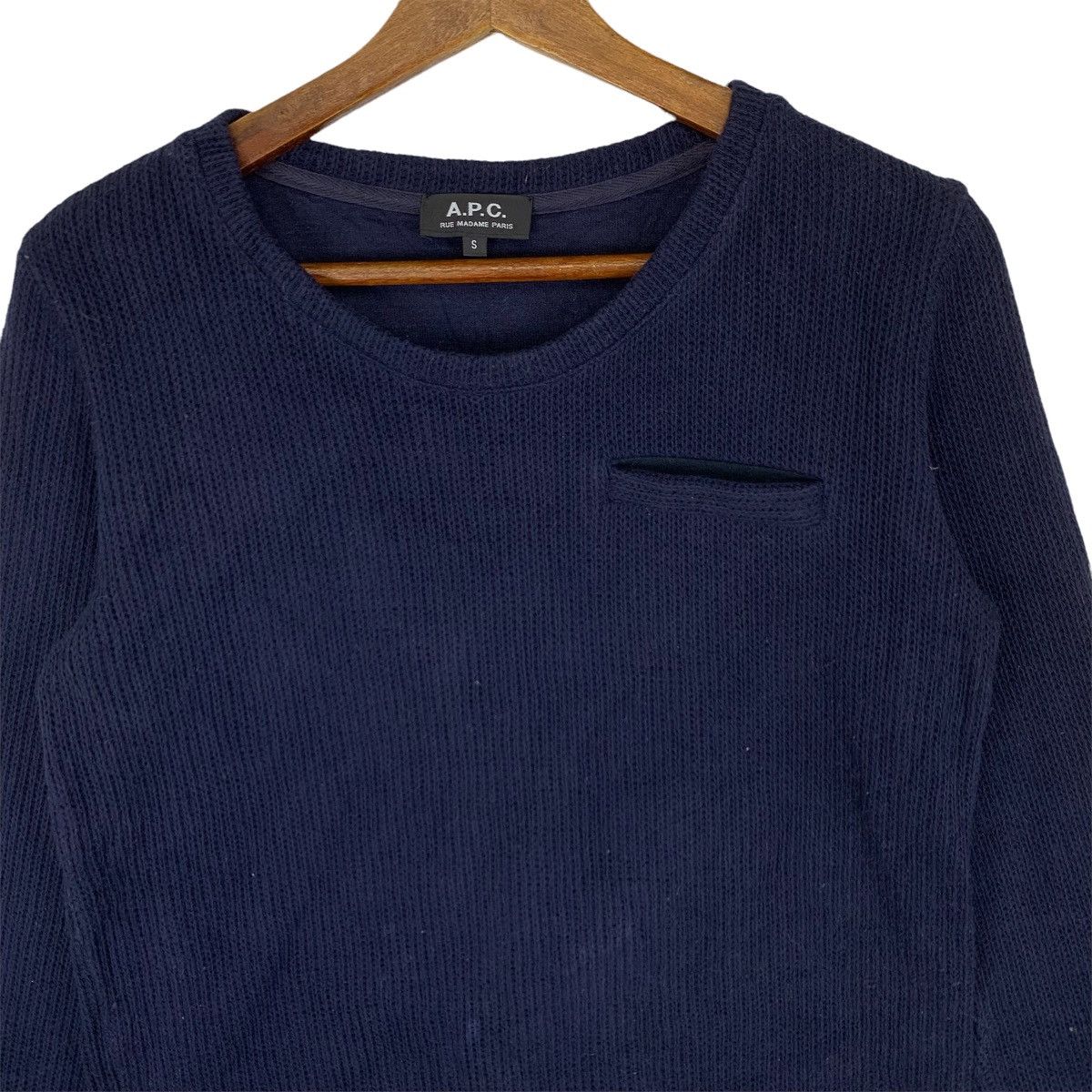 A.P.C. Vintage A.P.C Rue Madame Paris Knitwear Sweater Size US S / EU 44-46 / 1 - 2 Thumbnail