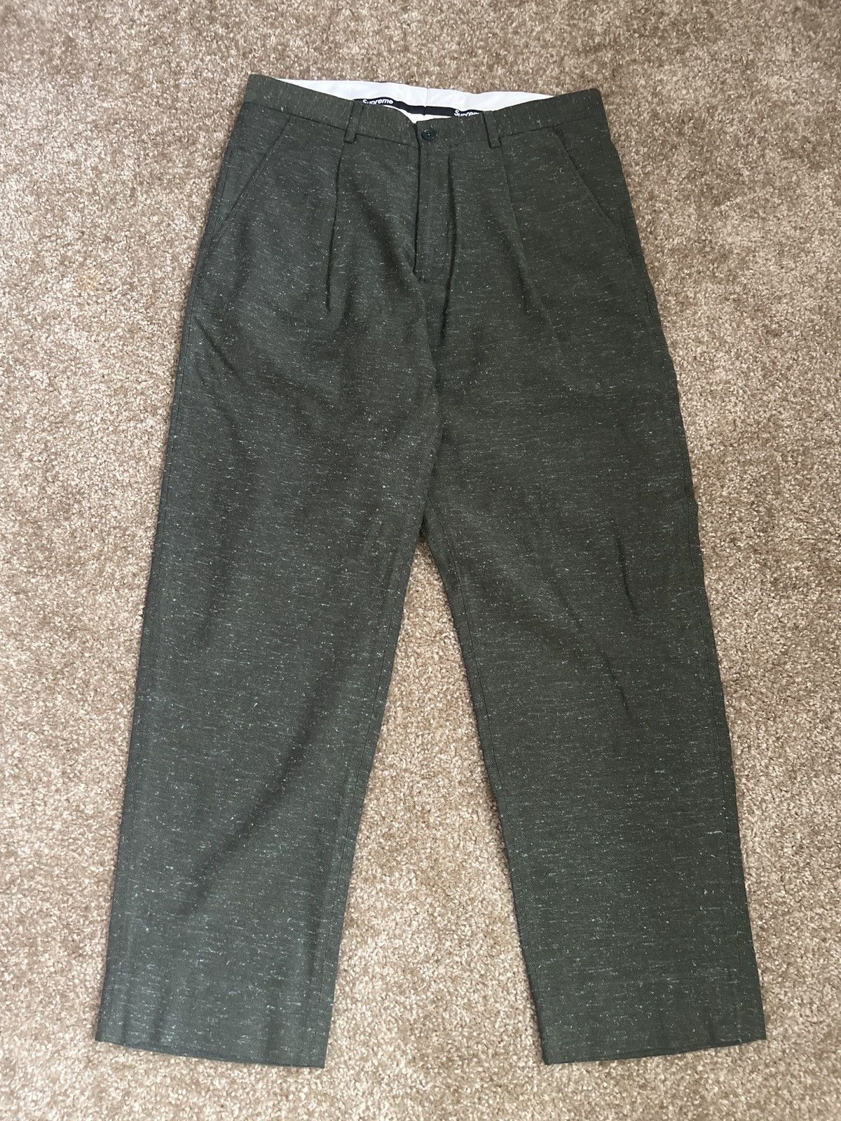 Supreme Pleated Trouser Pants | Grailed