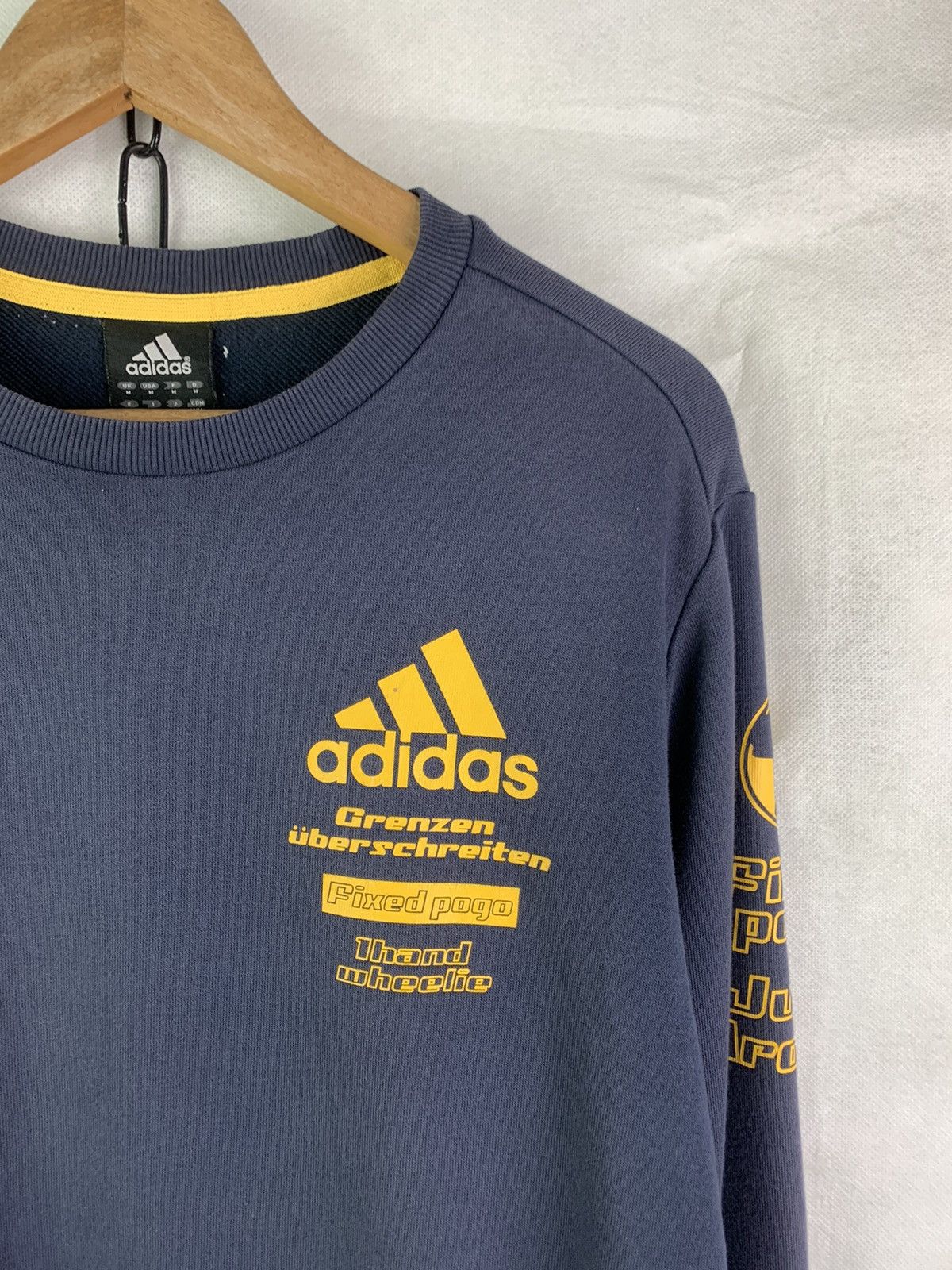 Adidas ADIDAS FIXED POGO SWEATSHIRT Size US M / EU 48-50 / 2 - 2 Thumbnail