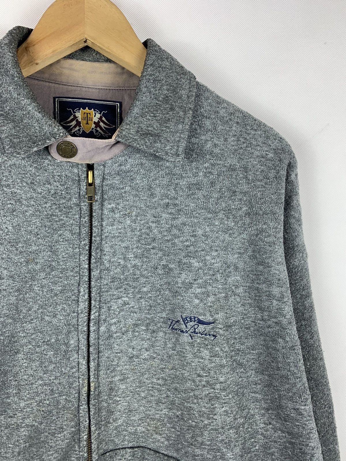 Burberry Rare!!! Vintage Thomas Burberry Zipper Sweater Size US L / EU 52-54 / 3 - 2 Thumbnail
