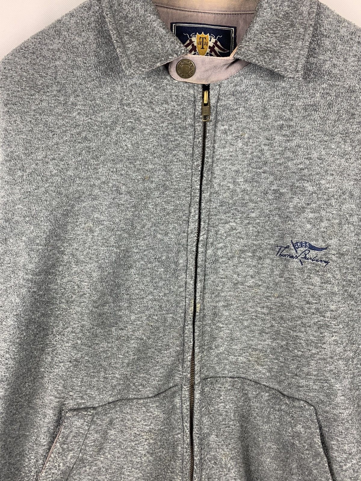 Burberry Rare!!! Vintage Thomas Burberry Zipper Sweater Size US L / EU 52-54 / 3 - 4 Thumbnail