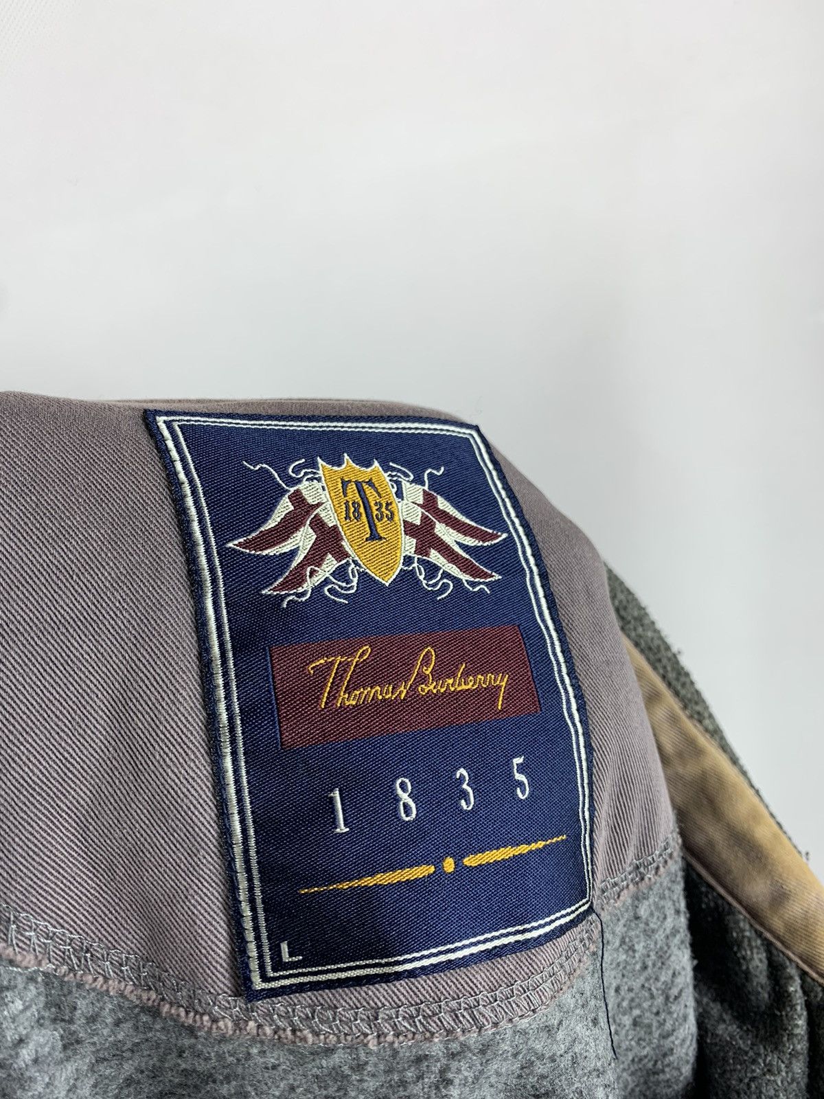 Burberry Rare!!! Vintage Thomas Burberry Zipper Sweater Size US L / EU 52-54 / 3 - 9 Thumbnail