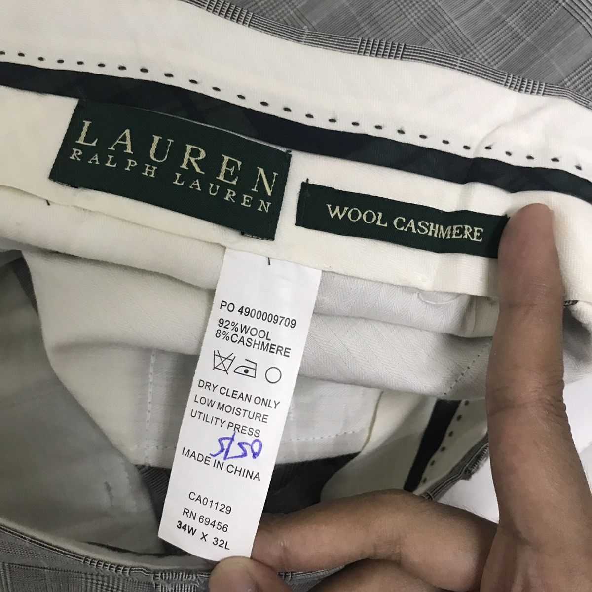 Lauren Ralph Lauren × Polo Ralph Lauren VINTAGE RALPH LAUREN WOOL PANTS Size US 34 / EU 50 - 4 Thumbnail