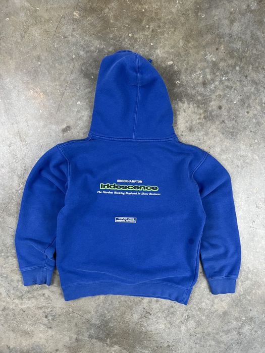 Brockhampton blue outlet hoodie