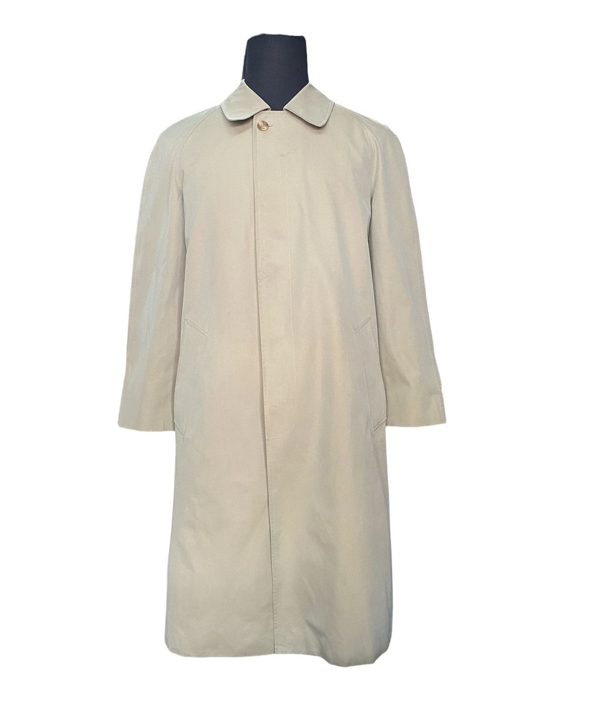 image of Long Jacket Button Up Aquascutum Of London in Cream, Men's (Size Large)
