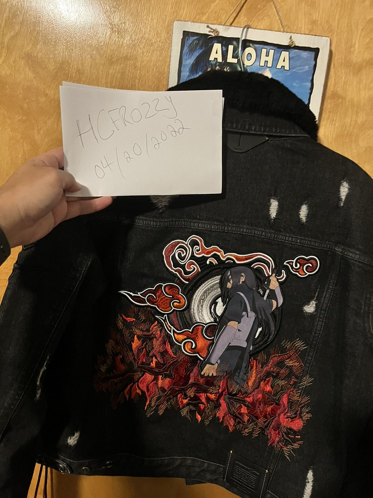 Coach X Michael Jordan Naruto Collab Itachi Jean Jacket