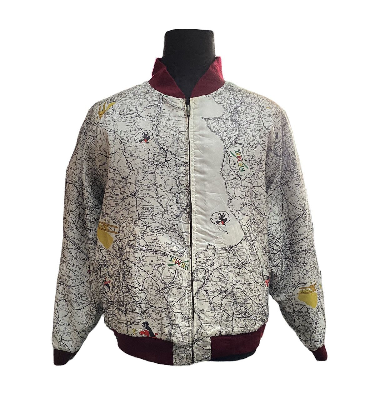 Vintage Vintage Riversible Gary Wasserman Map Jacket Size US L / EU 52-54 / 3 - 1 Thumbnail