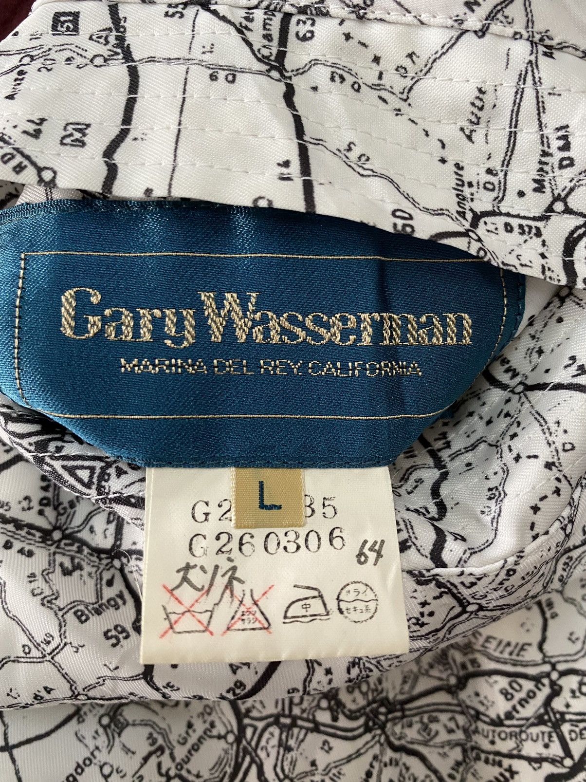 Vintage Vintage Riversible Gary Wasserman Map Jacket Size US L / EU 52-54 / 3 - 9 Thumbnail