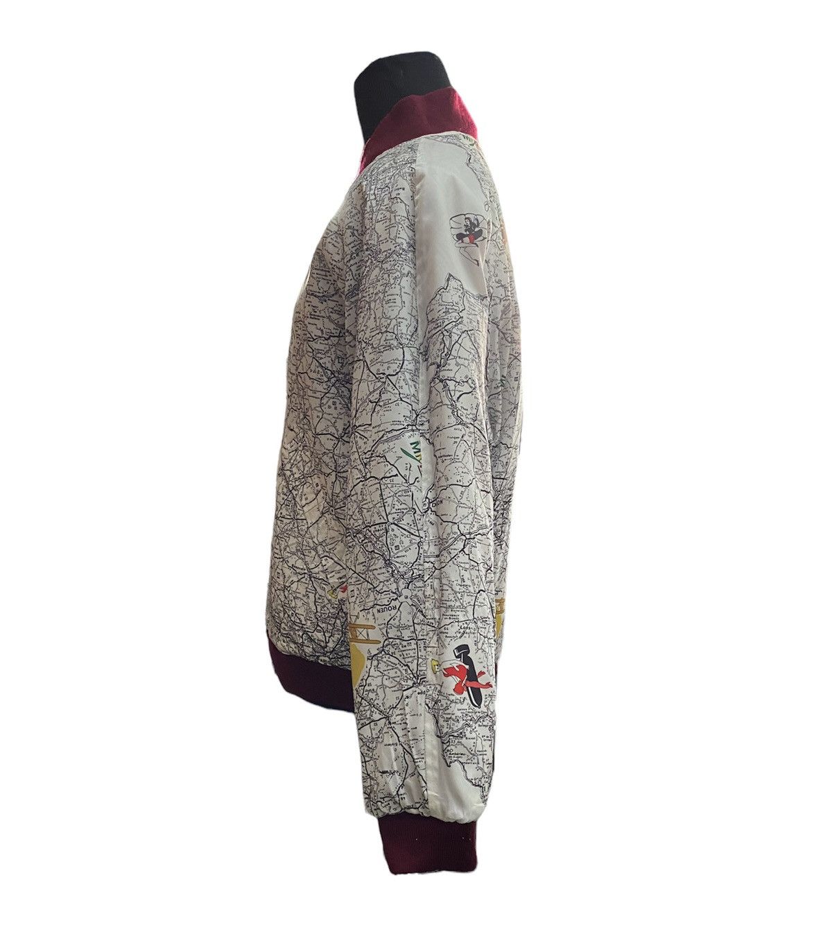 Vintage Vintage Riversible Gary Wasserman Map Jacket Size US L / EU 52-54 / 3 - 4 Thumbnail