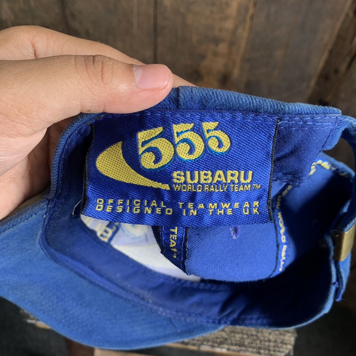 Racing × Vintage Vintage Subaru 555 world Rally team baseball cap | Grailed