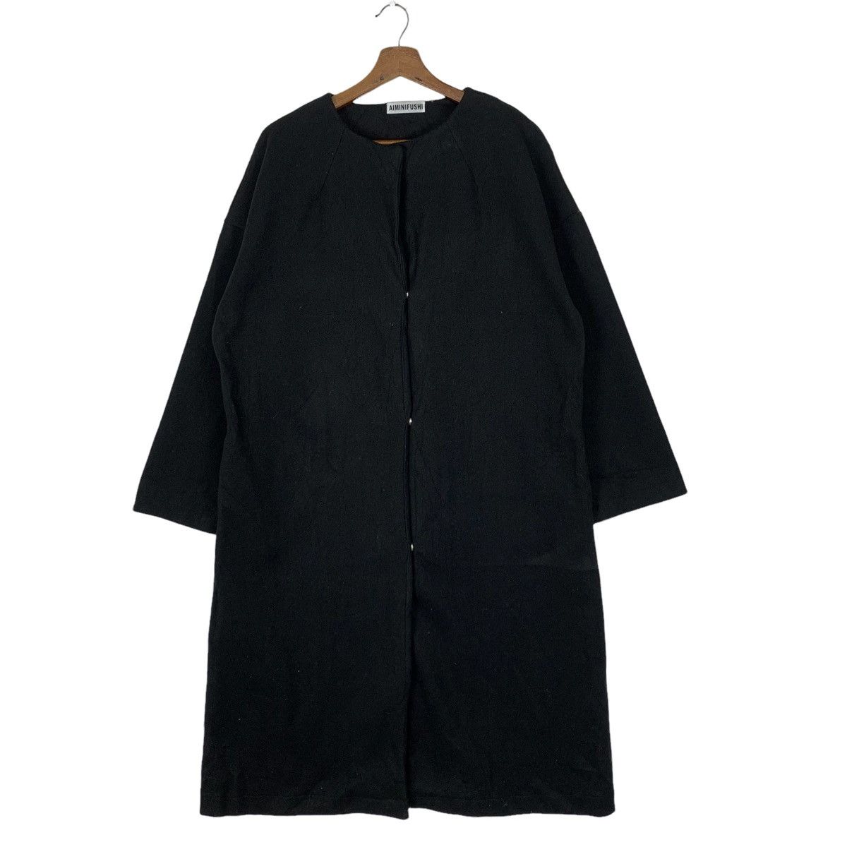 Japanese Brand Vintage Aiminifushi Wool Long Coat Jacket | Grailed