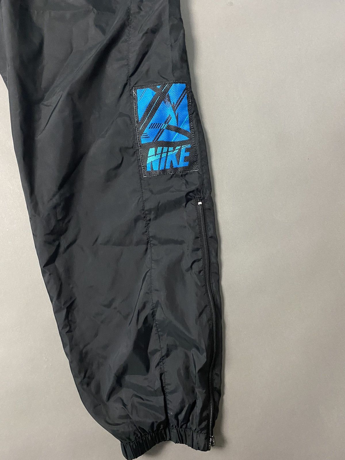 Nike × Vintage Rare 80s Nike vintage black / blue track pants small logo Size US 32 / EU 48 - 2 Thumbnail