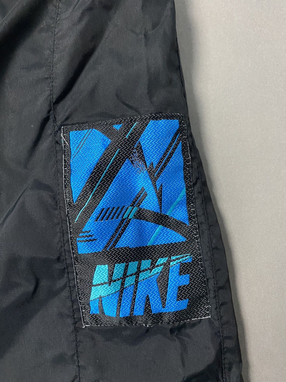 Nike × Vintage Rare 80s Nike vintage black / blue track pants small logo Size US 32 / EU 48 - 3 Thumbnail