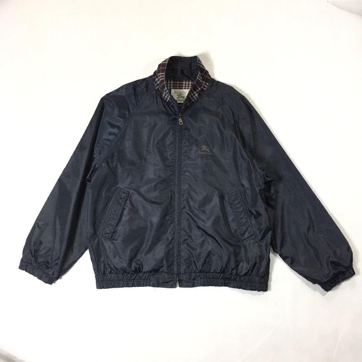 Burberry × Burberry Prorsum × Vintage Vintage Burberrys Nova Check Lining Zipper Light Jacket Size US L / EU 52-54 / 3 - 2 Thumbnail