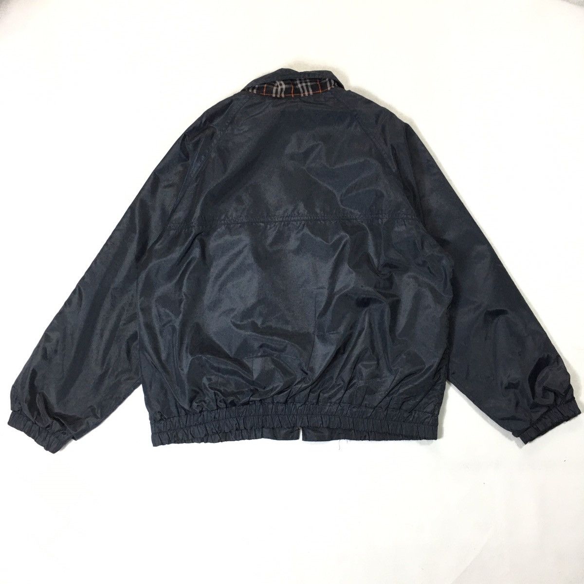 Burberry × Burberry Prorsum × Vintage Vintage Burberrys Nova Check Lining Zipper Light Jacket Size US L / EU 52-54 / 3 - 4 Thumbnail