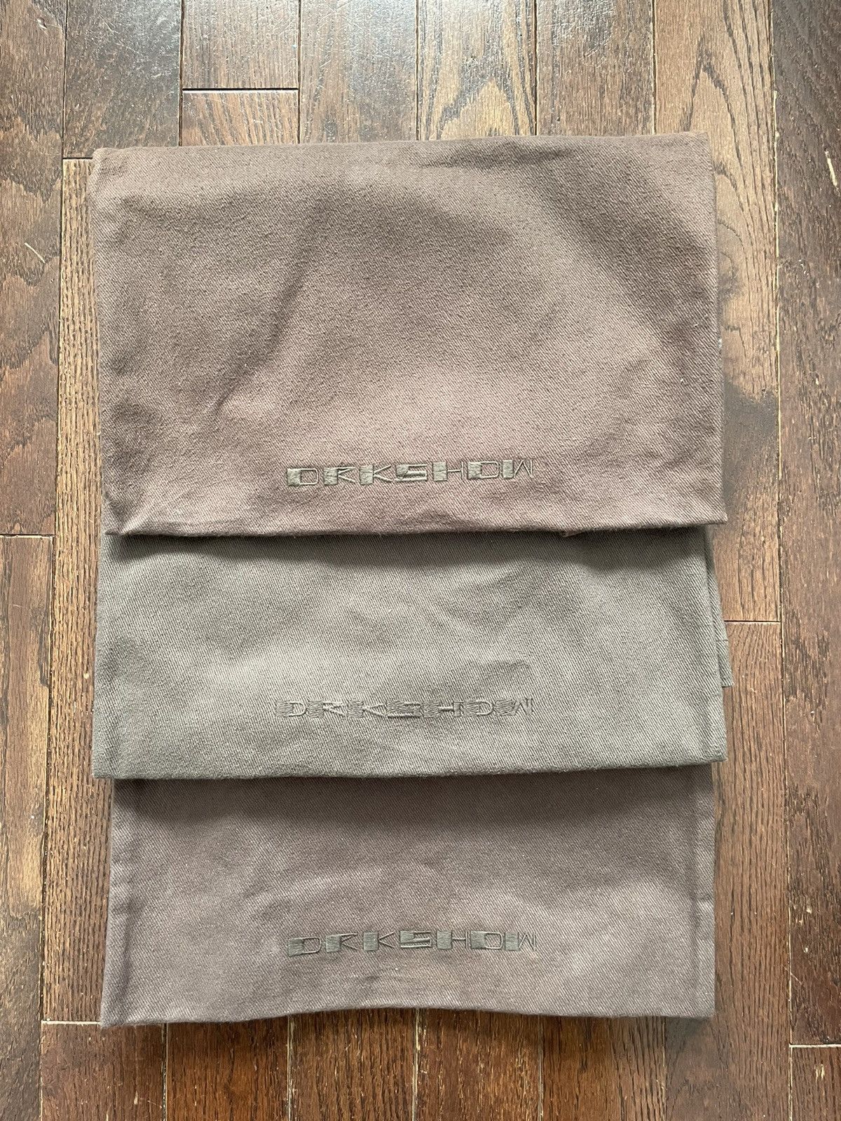 Rick Owens Rick Owens Tote Bag Small X3 Grey / Brown Size ONE SIZE - 1 Thumbnail