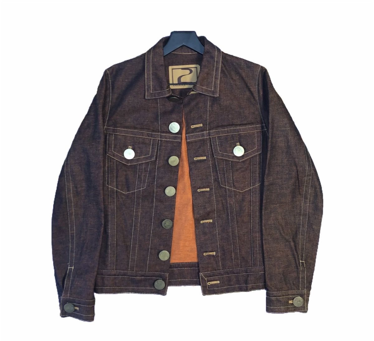 Beauty Beast Beauty:Beast 1998 Orange Denim Poem Jacket