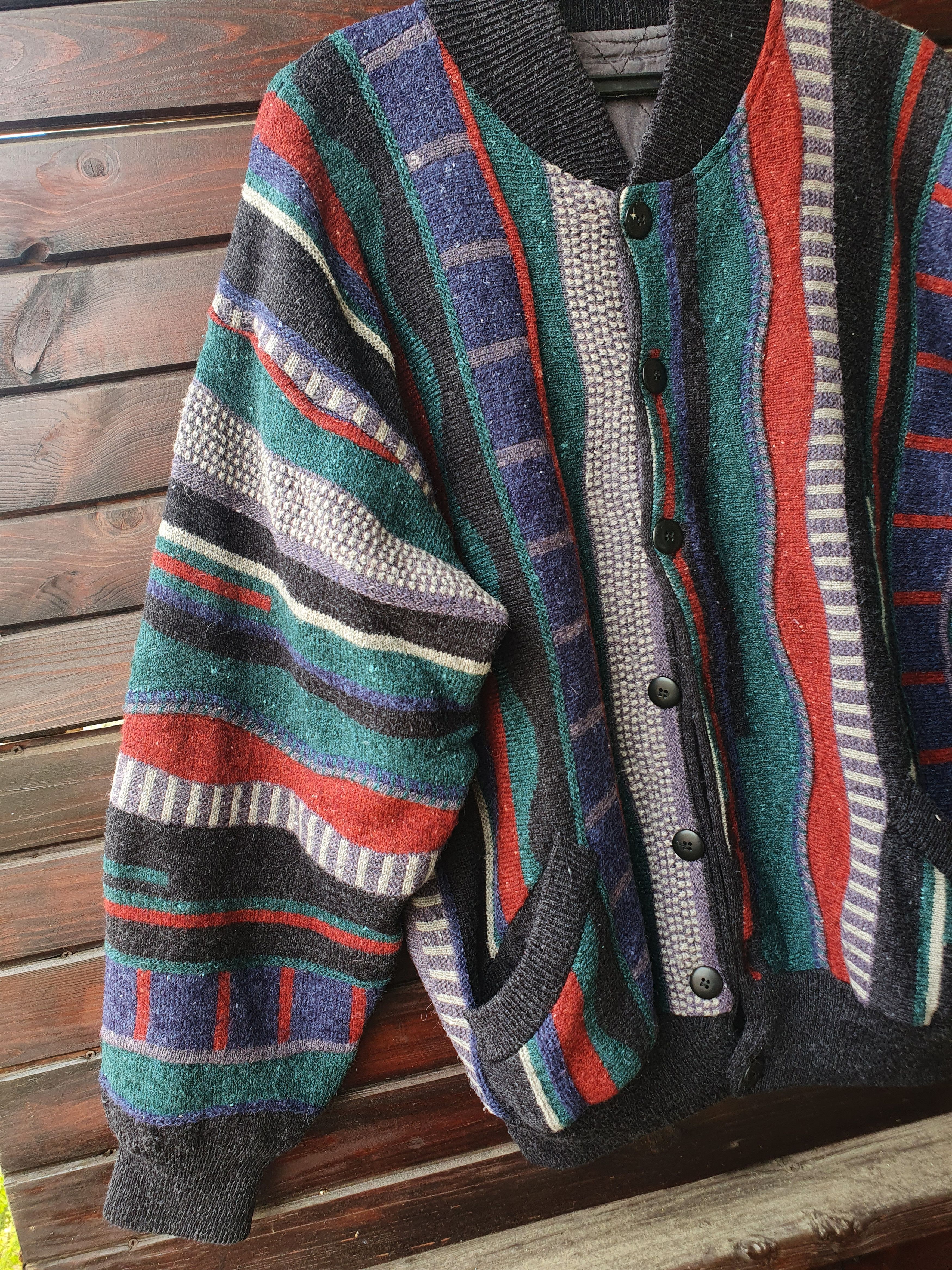 Other Coogie-ask quilted SWAG cardigan,sz L Size US L / EU 52-54 / 3 - 4 Thumbnail