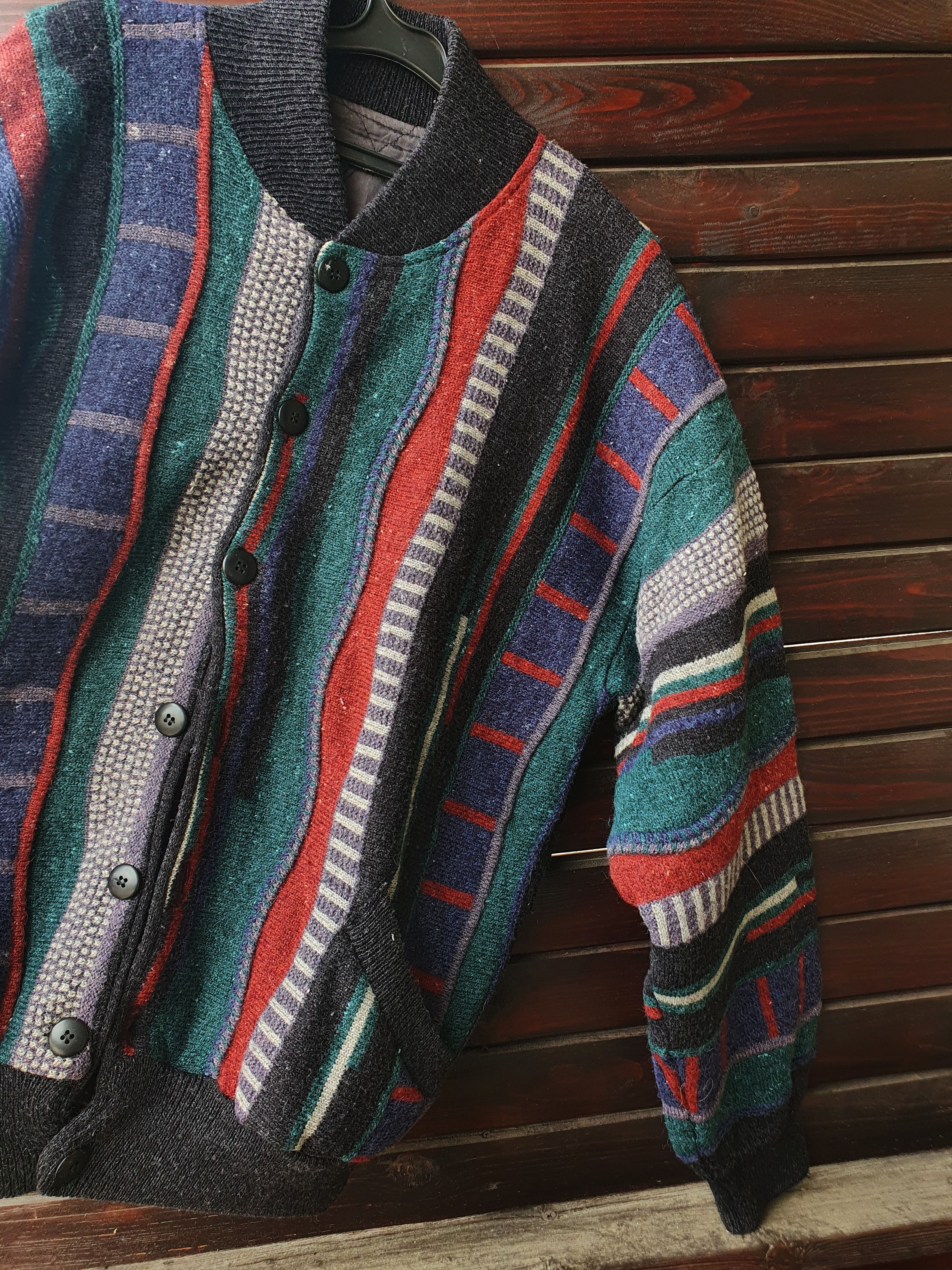 Other Coogie-ask quilted SWAG cardigan,sz L Size US L / EU 52-54 / 3 - 6 Thumbnail