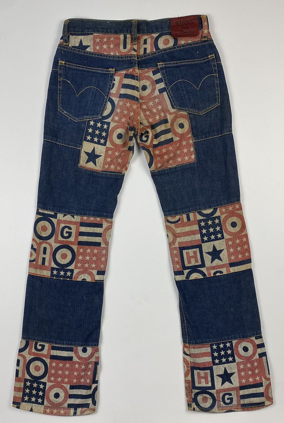 Hysteric Glamour × Seditionaries × Vintage VERY RARE VINTAGE PATCHWORK HYSTERIC GLAMOUR JEANS Size US 30 / EU 46 - 5 Thumbnail
