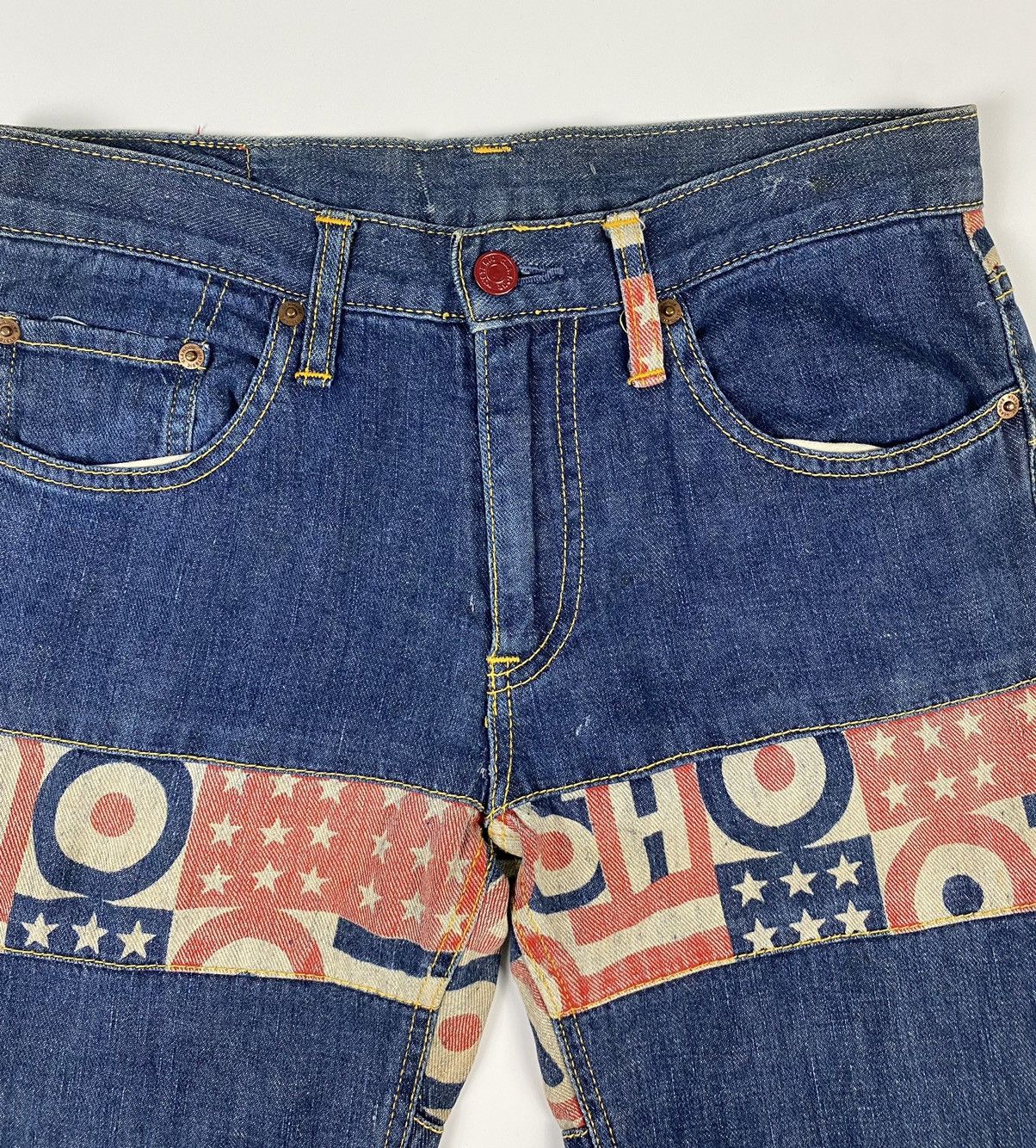 Hysteric Glamour × Seditionaries × Vintage VERY RARE VINTAGE PATCHWORK HYSTERIC GLAMOUR JEANS Size US 30 / EU 46 - 4 Thumbnail
