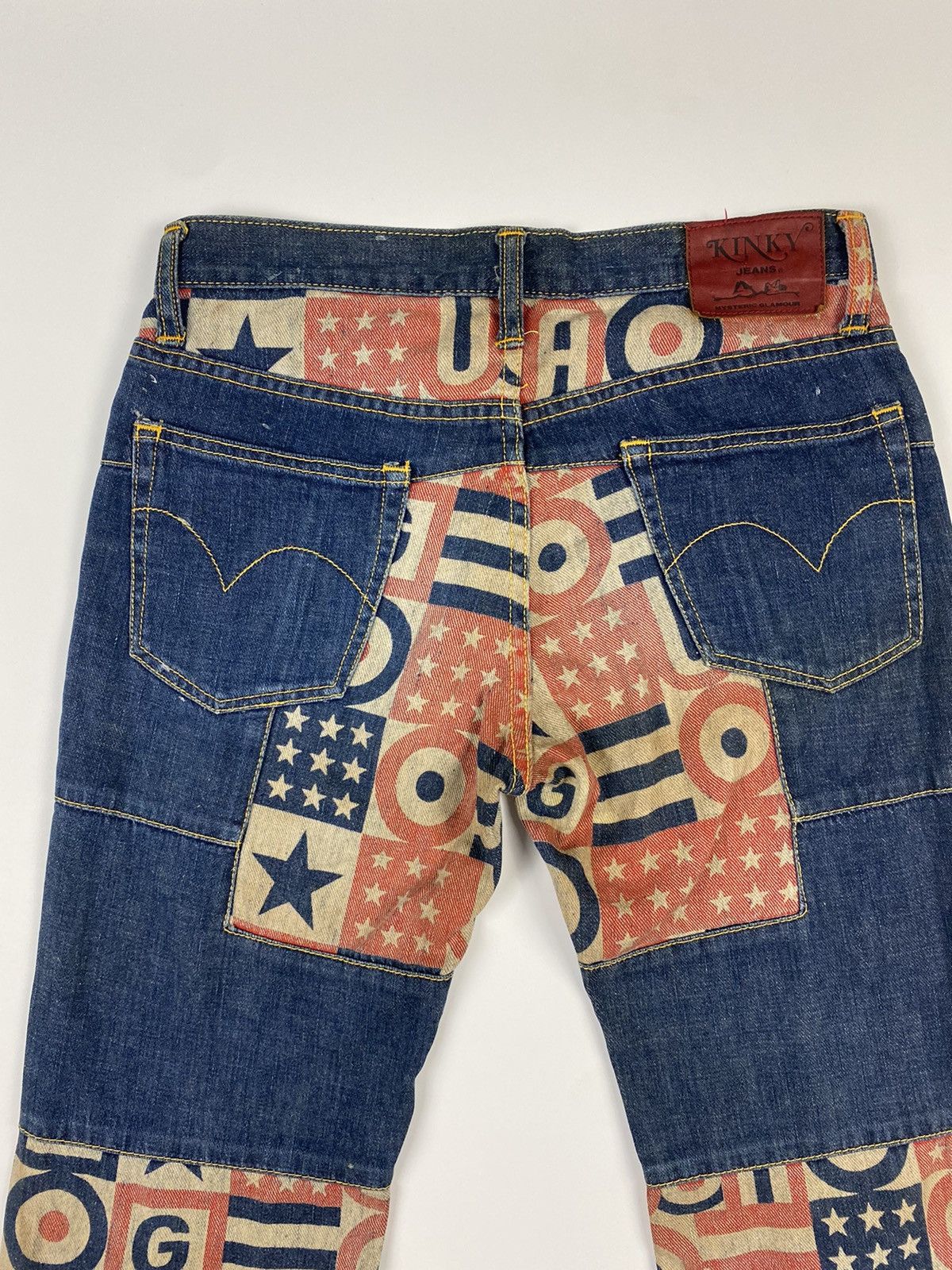 Hysteric Glamour × Seditionaries × Vintage VERY RARE VINTAGE PATCHWORK HYSTERIC GLAMOUR JEANS Size US 30 / EU 46 - 6 Thumbnail
