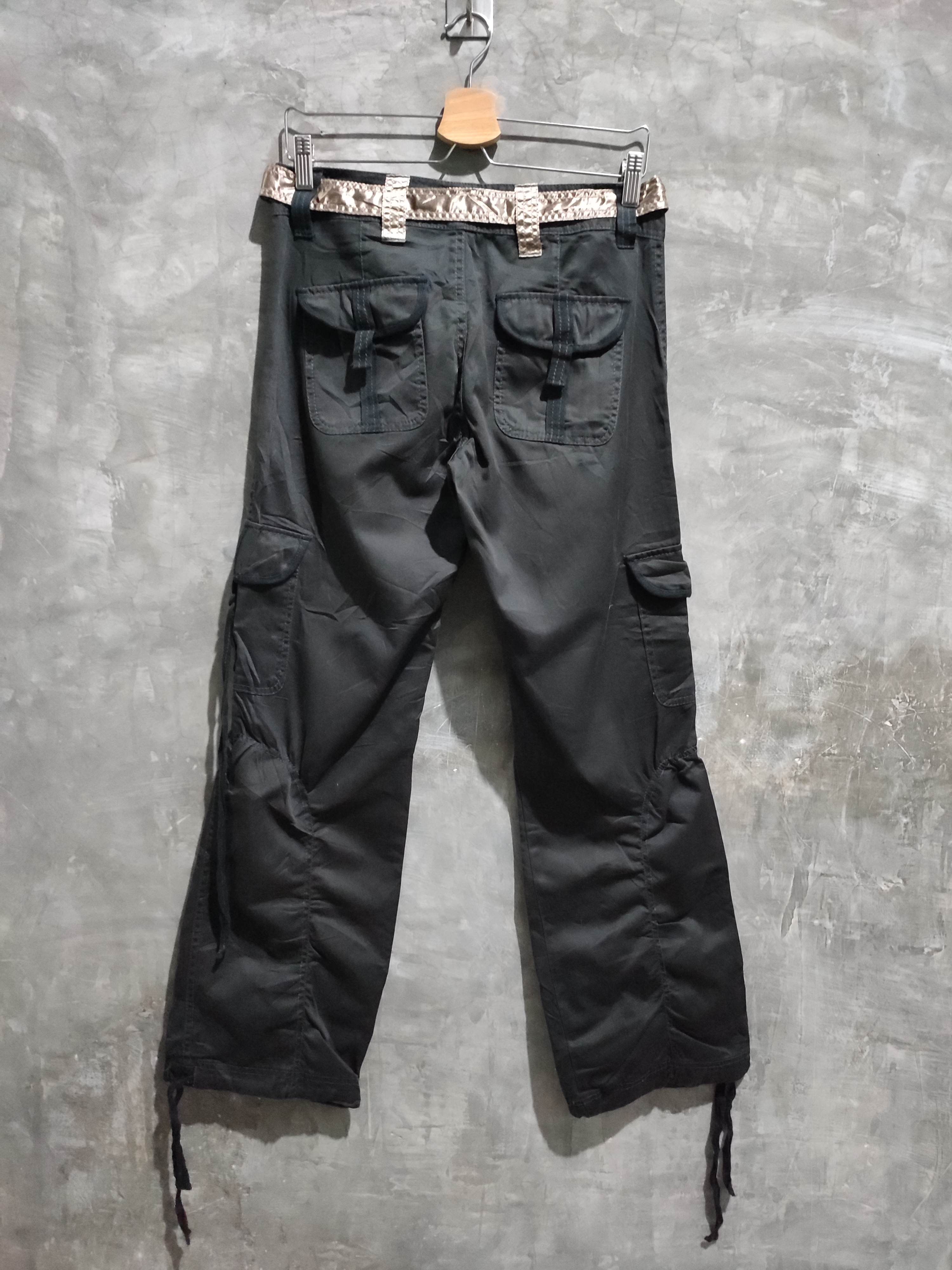 Japanese Brand 🔥Mari Posa Black Cargo Pants Size US 30 / EU 46 - 6 Thumbnail
