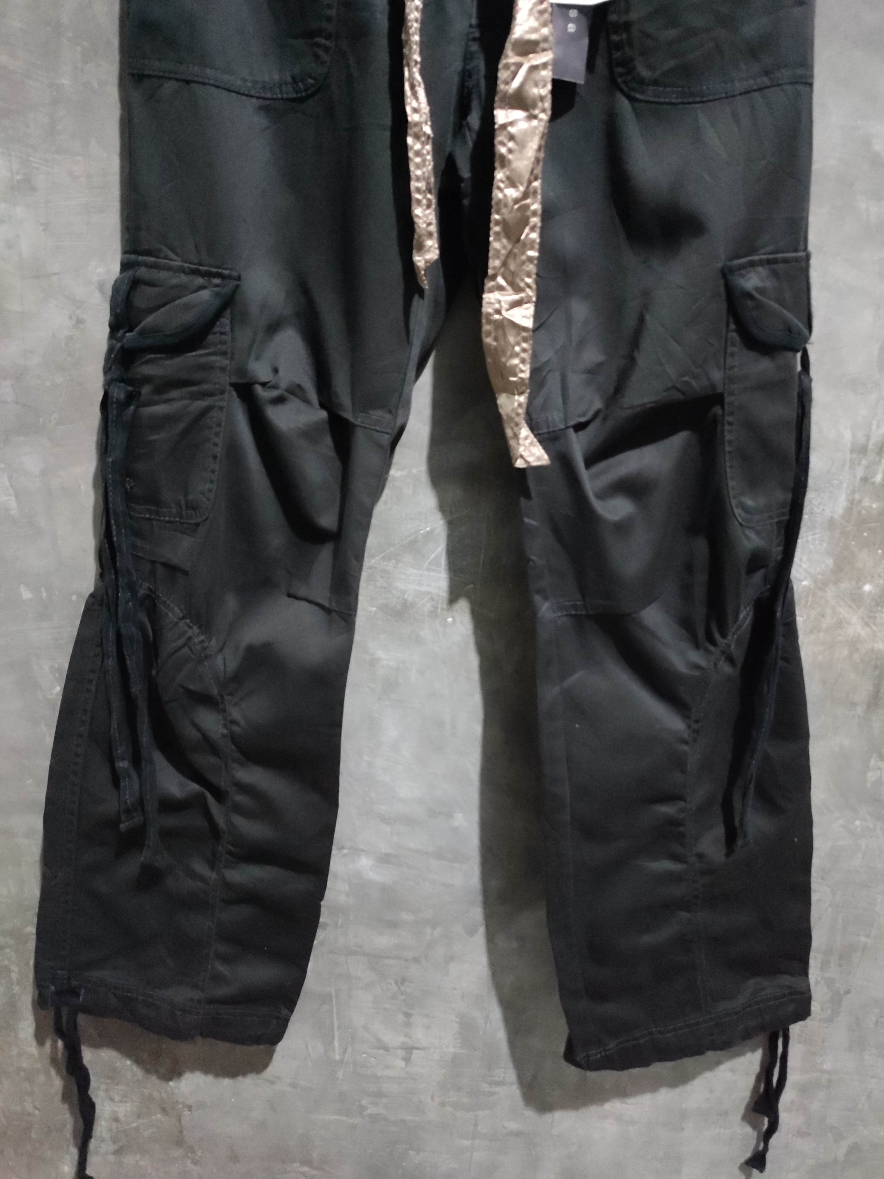 Japanese Brand 🔥Mari Posa Black Cargo Pants Size US 30 / EU 46 - 3 Thumbnail