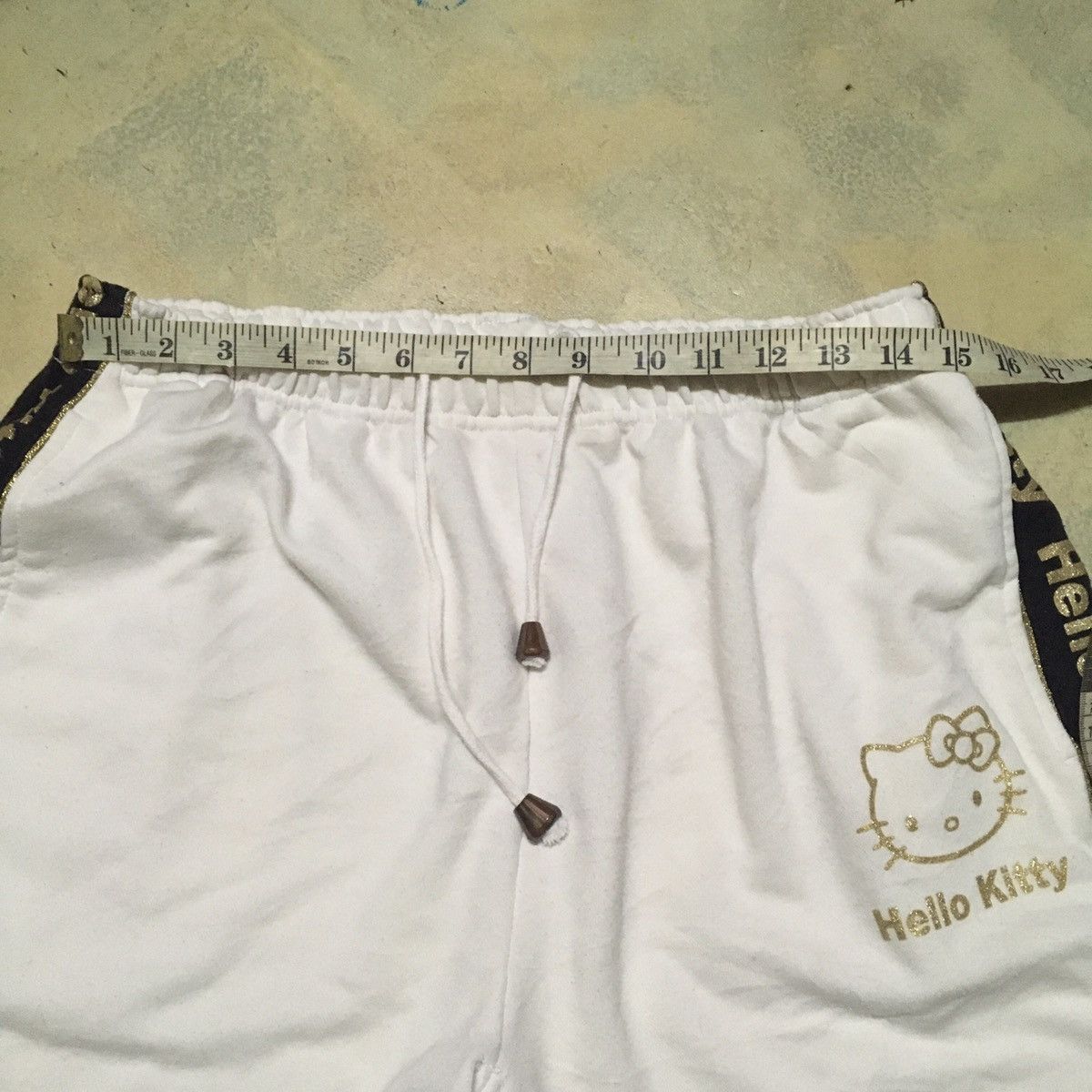Anime Hello Kitty Side Tape Short Pants Size US 30 / EU 46 - 2 Thumbnail