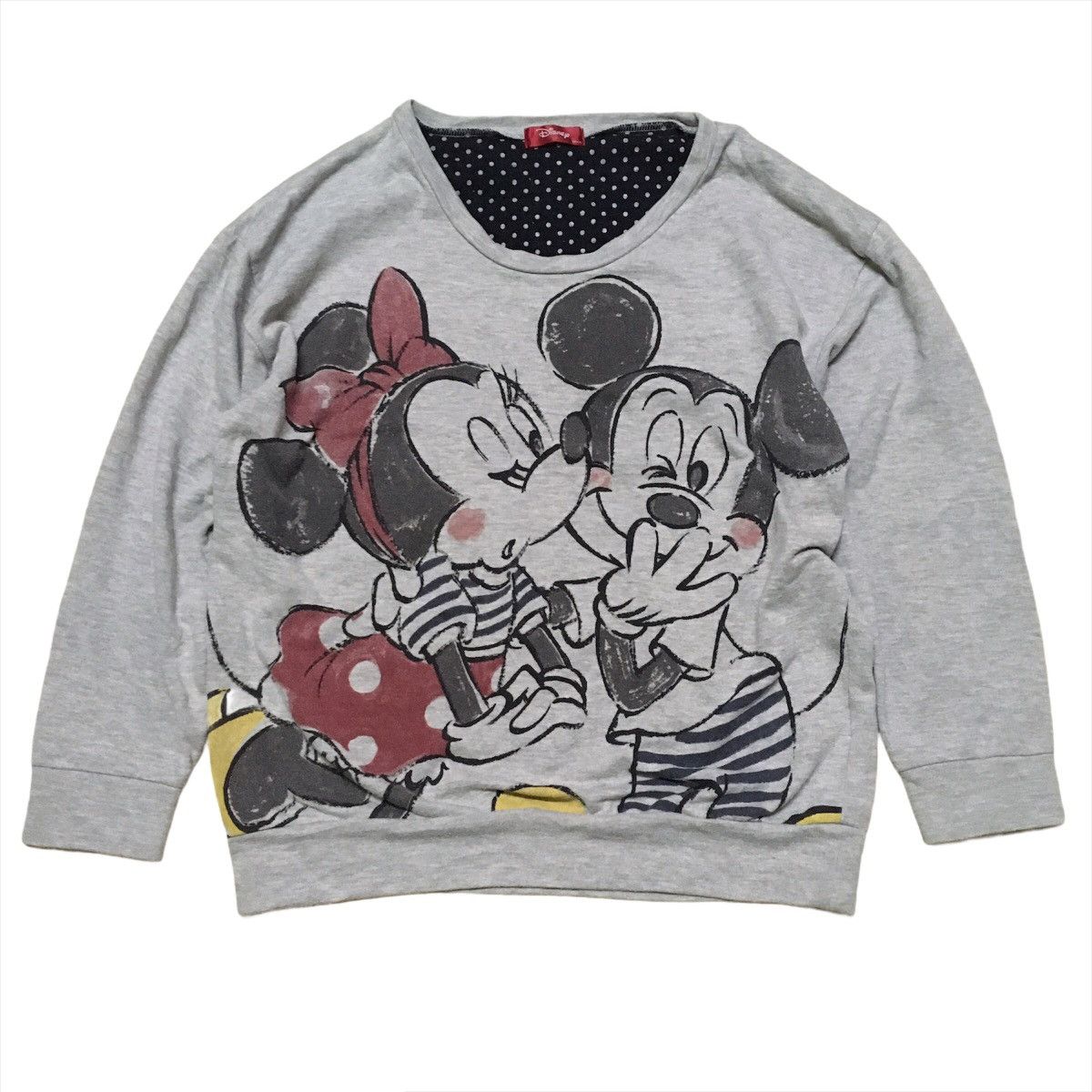 Disney DISNEY Mickey and Miniey Big Print Design Sweatshirt Size US L / EU 52-54 / 3 - 1 Thumbnail