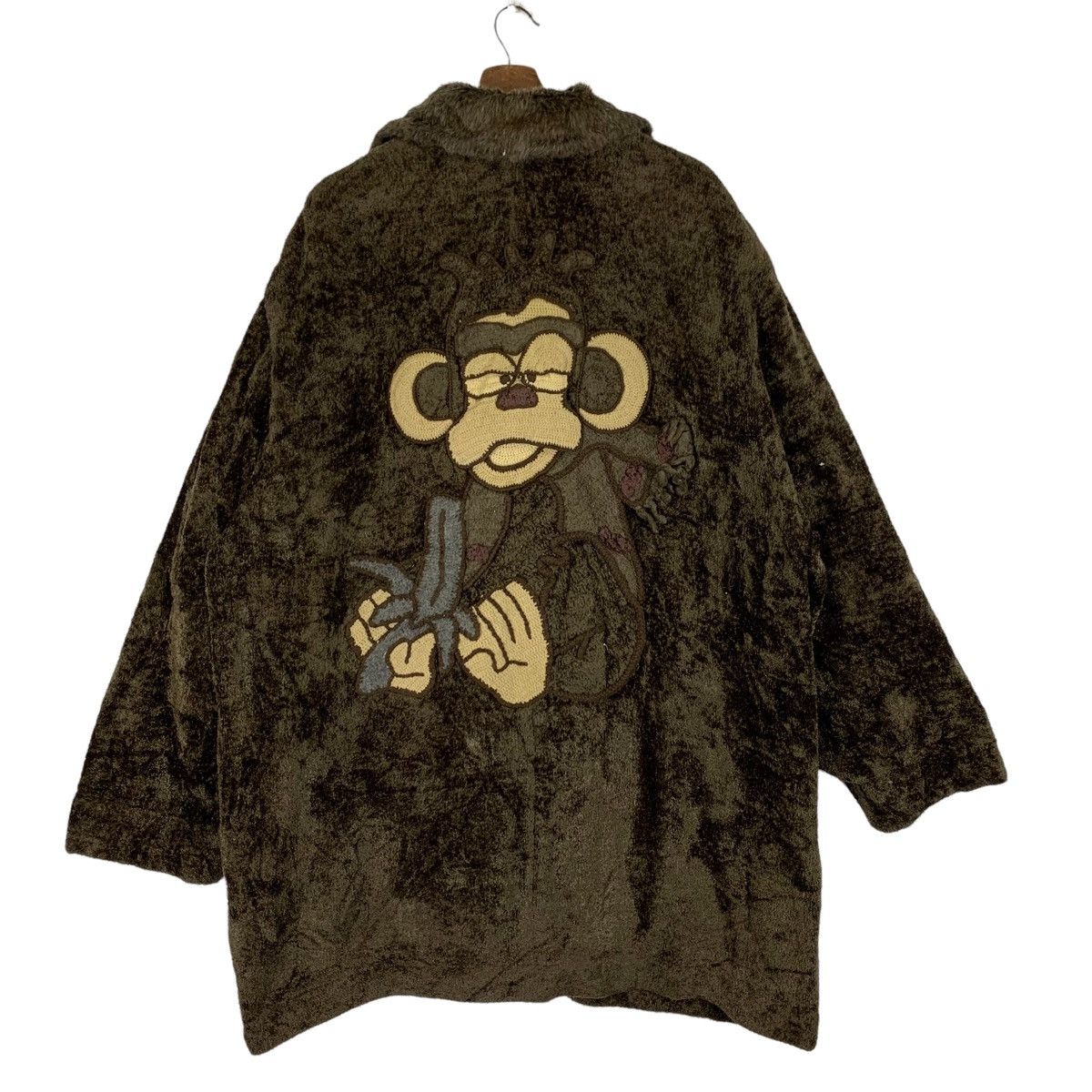 Japanese Brand Vintage Monkey Embroidery Logo Knitwear Sweater Size US XL / EU 56 / 4 - 1 Thumbnail