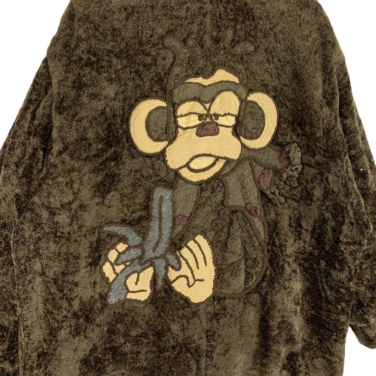 Japanese Brand Vintage Monkey Embroidery Logo Knitwear Sweater Size US XL / EU 56 / 4 - 2 Thumbnail