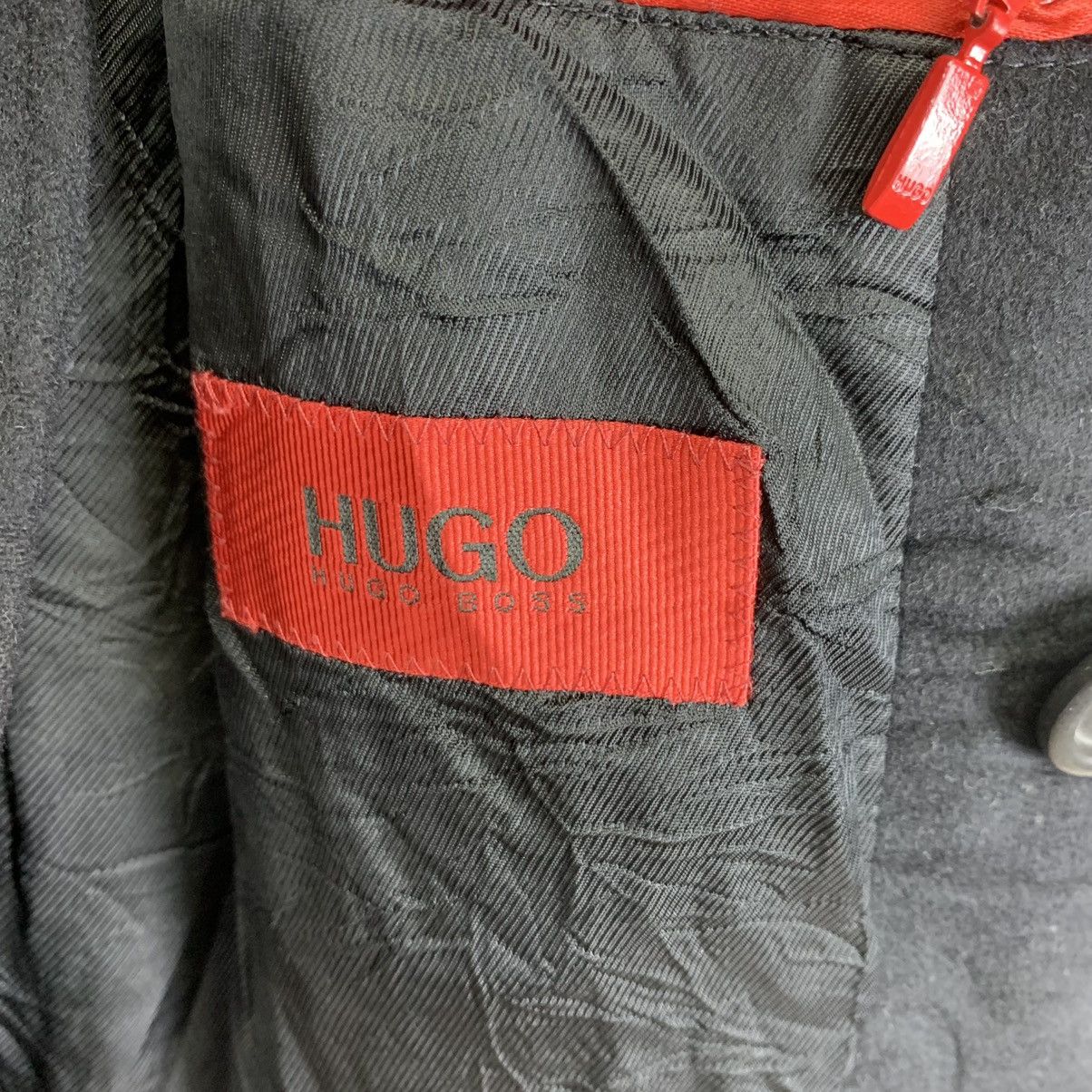 Hugo Boss Vintage Hugo Boss MARCO Virgin Wool Trench Jacket Size US XL / EU 56 / 4 - 8 Thumbnail