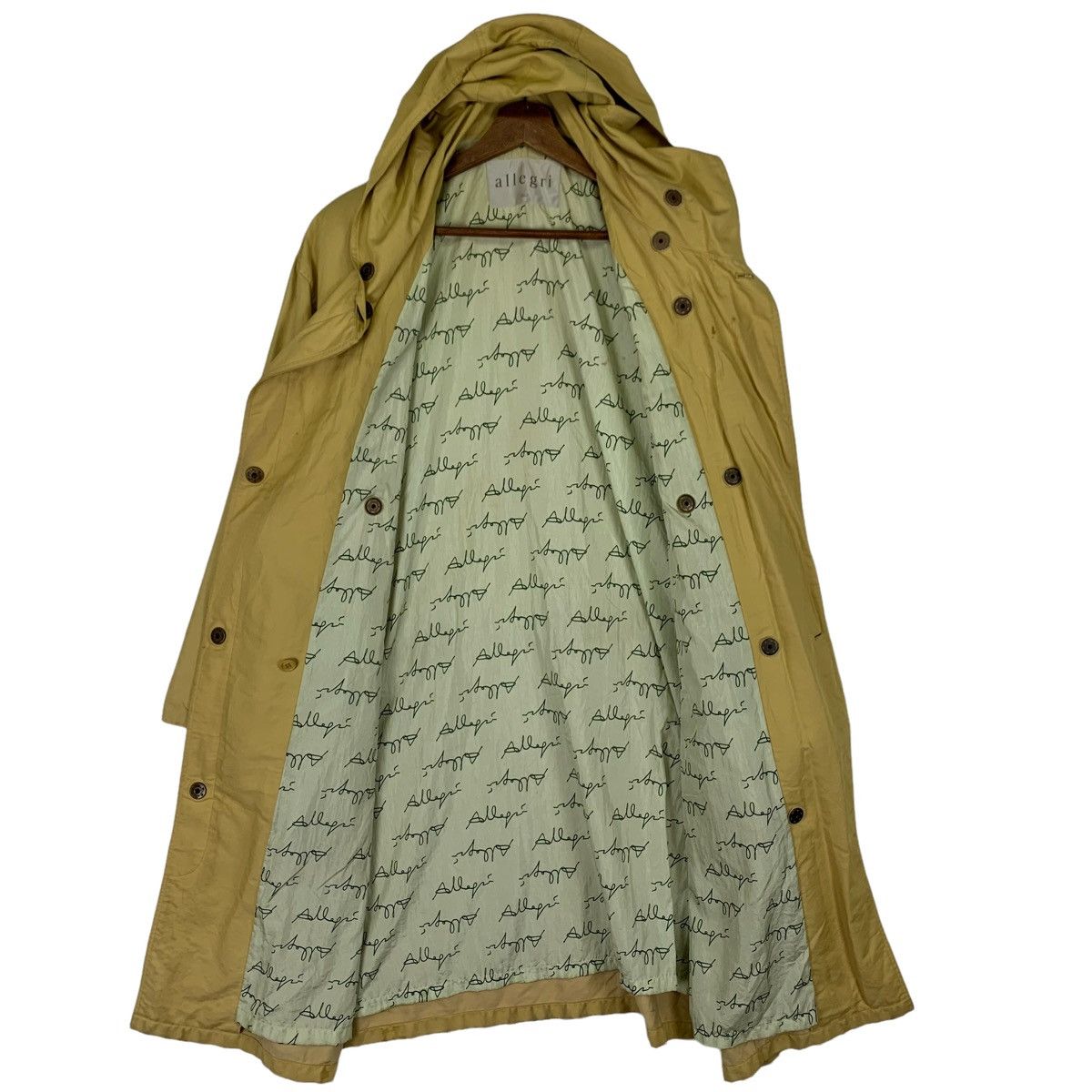 Allegri Vintage Allegari Hooded Button Light Jacket Size US XL / EU 56 / 4 - 5 Thumbnail