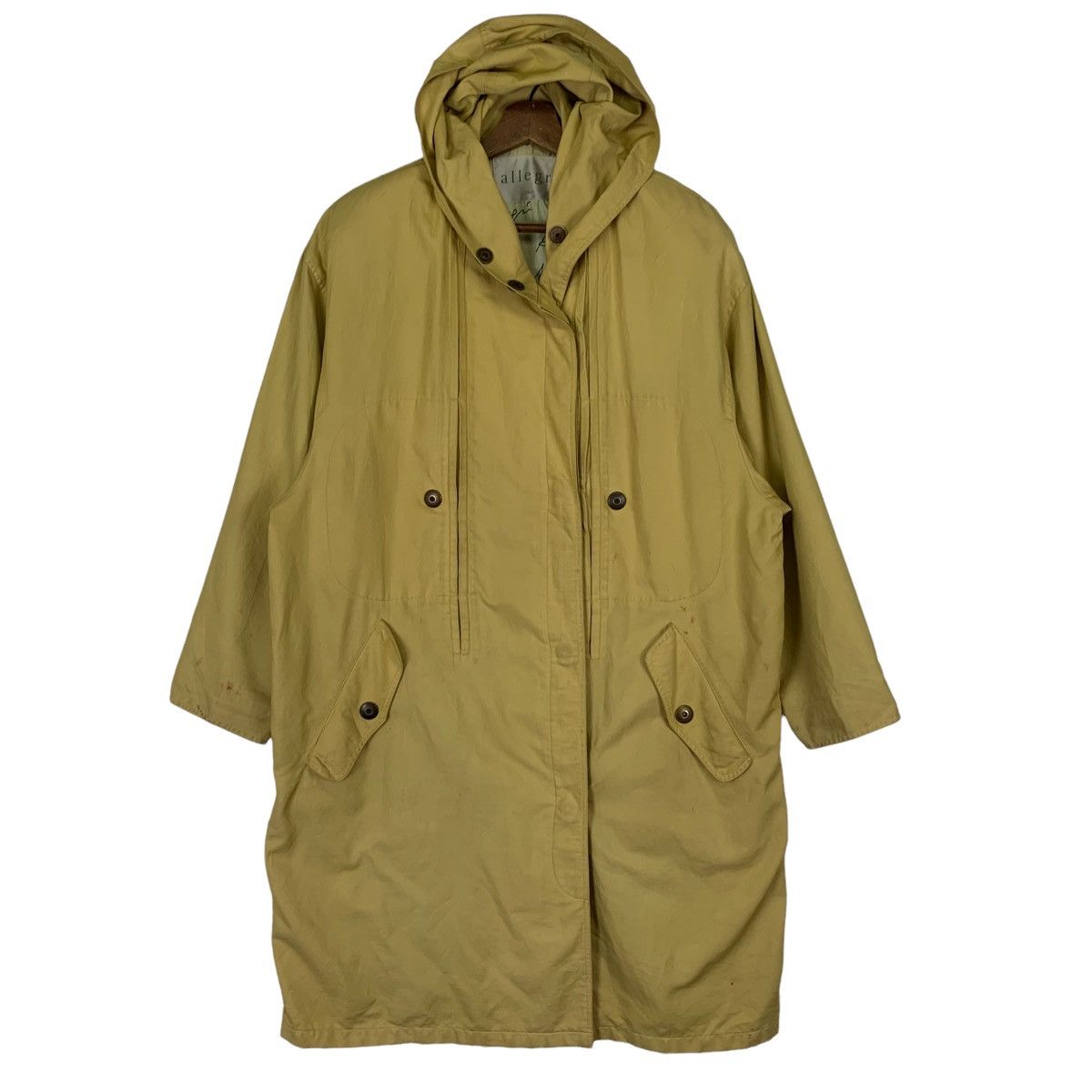 Allegri Vintage Allegari Hooded Button Light Jacket Size US XL / EU 56 / 4 - 1 Thumbnail