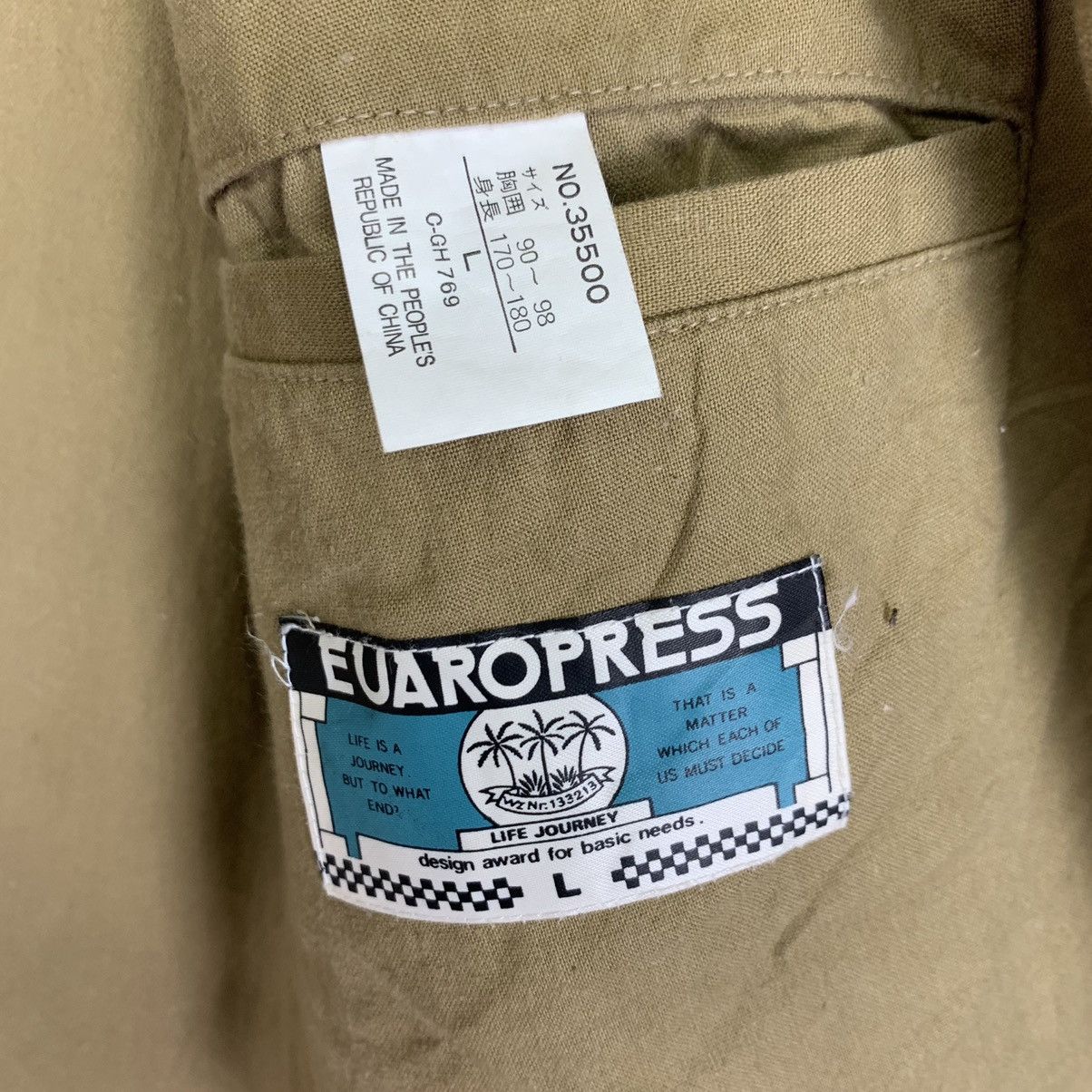 Other Euaropress Life Journey Blazer Coat Size US L / EU 52-54 / 3 - 7 Thumbnail