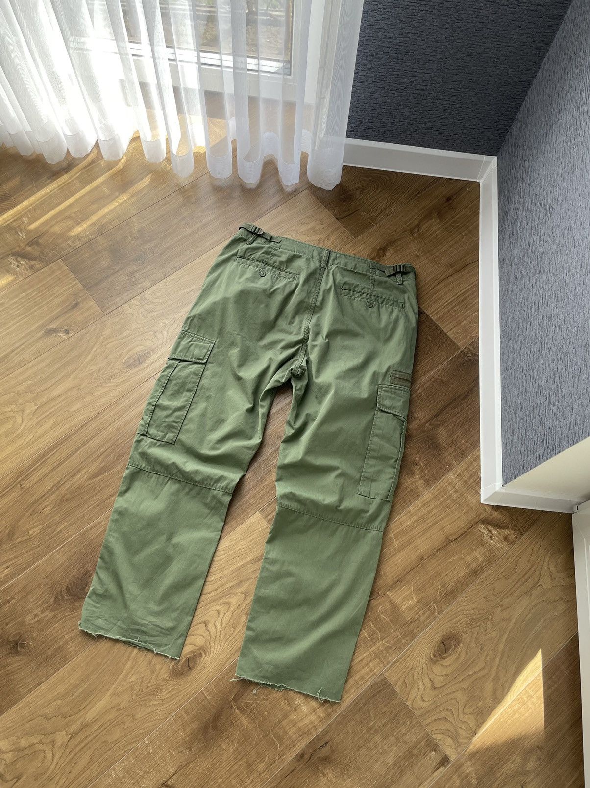 Japanese Brand × Vintage Vintage Military Cargo Olive Multi-pocket Pants Travis Scott Size US 34 / EU 50 - 13 Thumbnail
