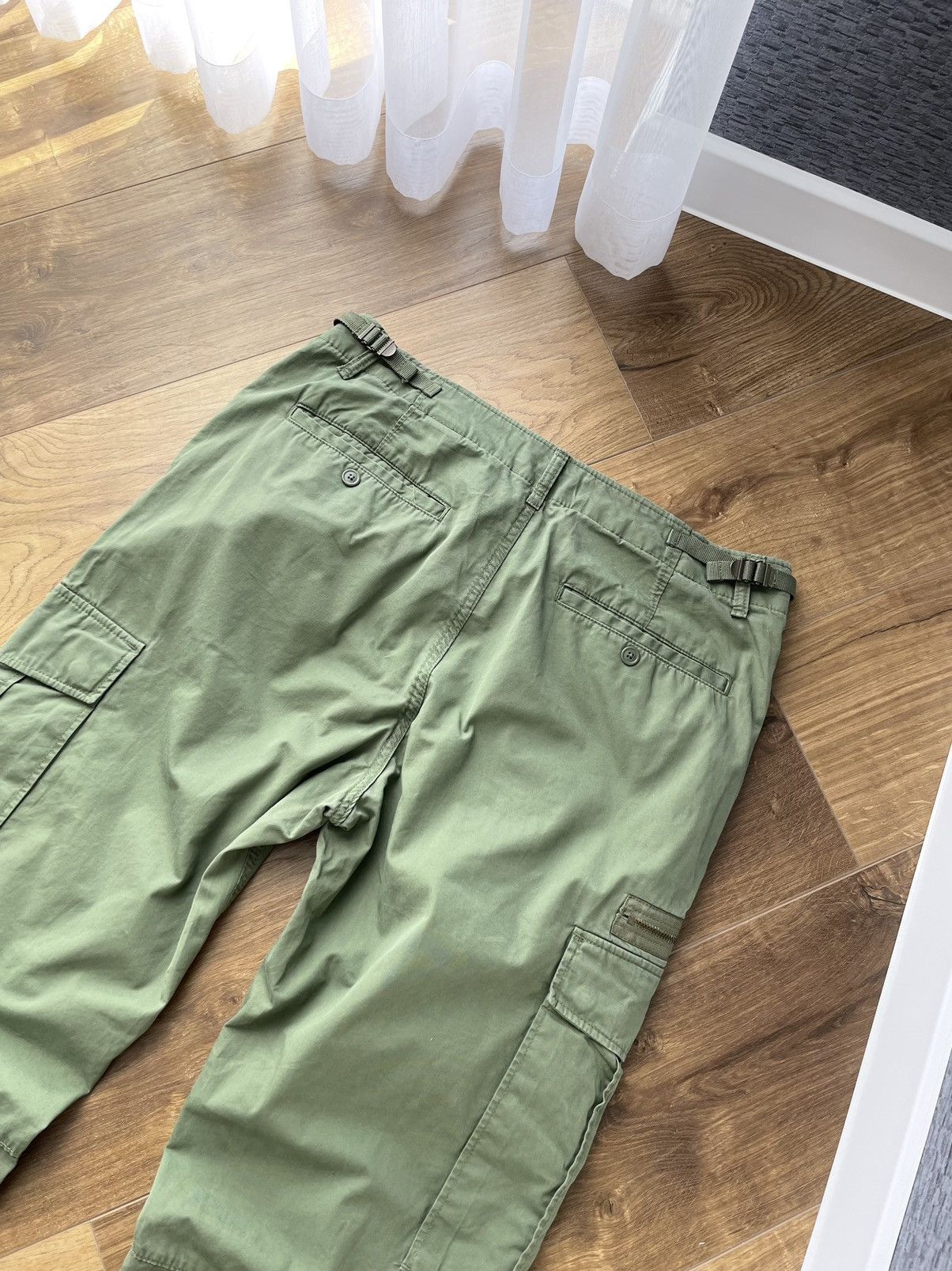 Japanese Brand × Vintage Vintage Military Cargo Olive Multi-pocket Pants Travis Scott Size US 34 / EU 50 - 15 Thumbnail