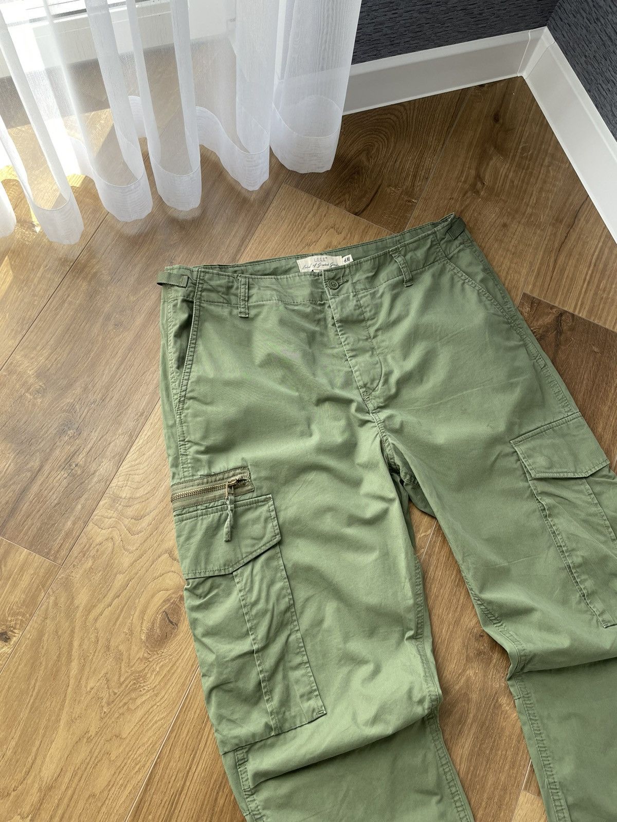 Japanese Brand × Vintage Vintage Military Cargo Olive Multi-pocket Pants Travis Scott Size US 34 / EU 50 - 6 Thumbnail