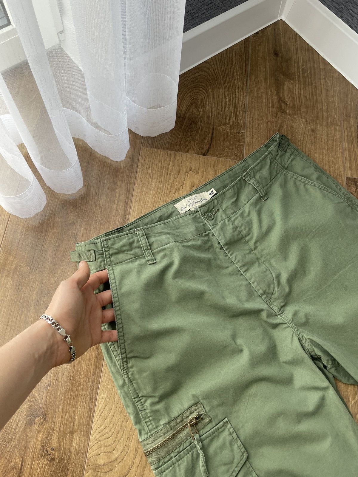 Japanese Brand × Vintage Vintage Military Cargo Olive Multi-pocket Pants Travis Scott Size US 34 / EU 50 - 7 Thumbnail
