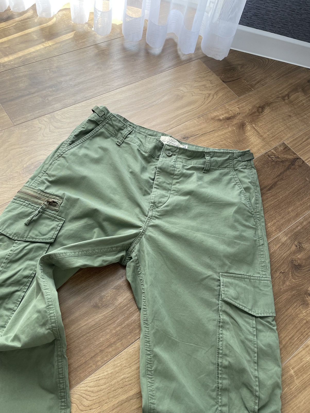 Japanese Brand × Vintage Vintage Military Cargo Olive Multi-pocket Pants Travis Scott Size US 34 / EU 50 - 12 Thumbnail