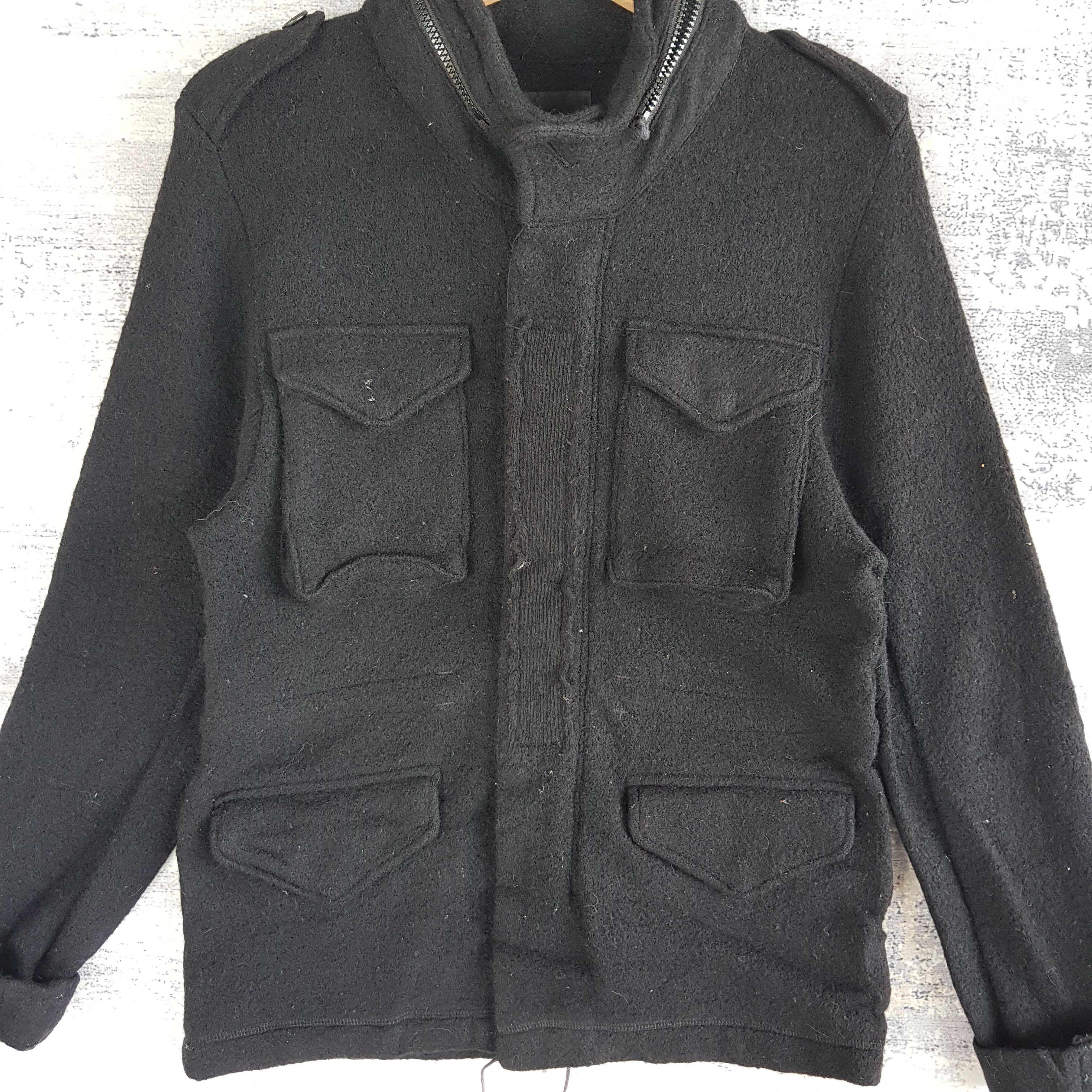 CABANE de ZUCCa × Vintage Vintage Cabane de Zucca Varsity Jacket Bondage Wool Jacket Size US S / EU 44-46 / 1 - 3 Thumbnail