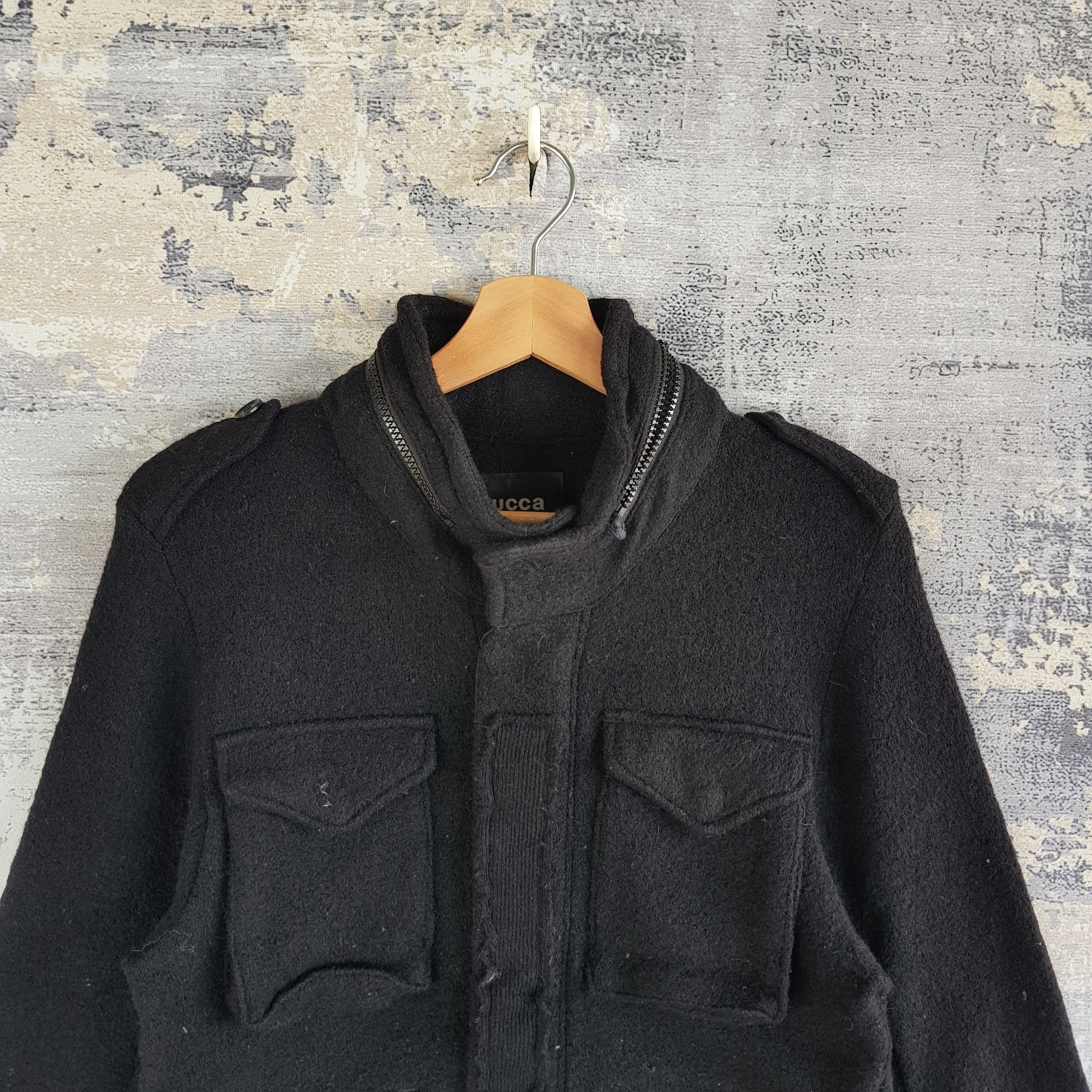 CABANE de ZUCCa × Vintage Vintage Cabane de Zucca Varsity Jacket Bondage Wool Jacket Size US S / EU 44-46 / 1 - 2 Thumbnail