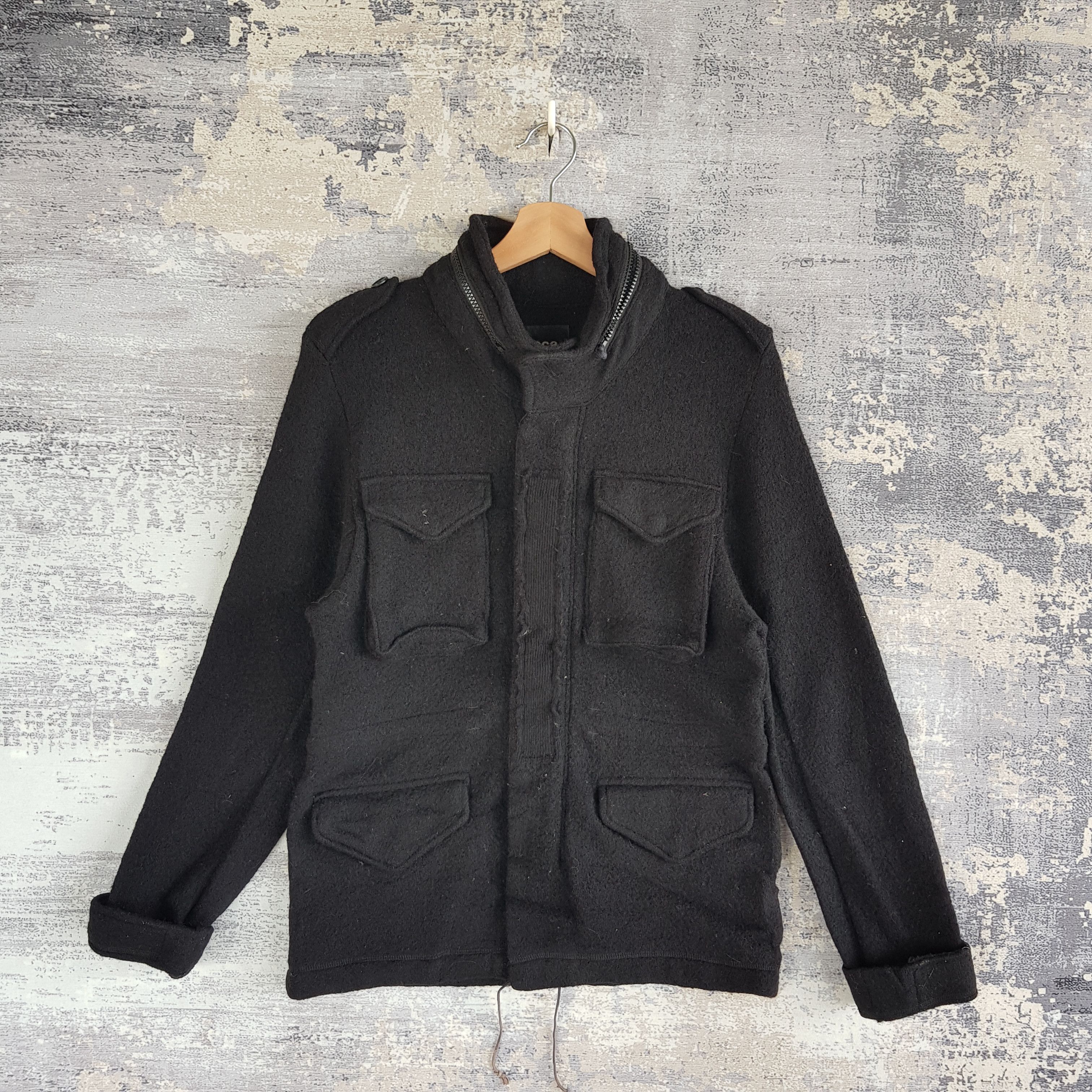 CABANE de ZUCCa × Vintage Vintage Cabane de Zucca Varsity Jacket Bondage Wool Jacket Size US S / EU 44-46 / 1 - 1 Thumbnail