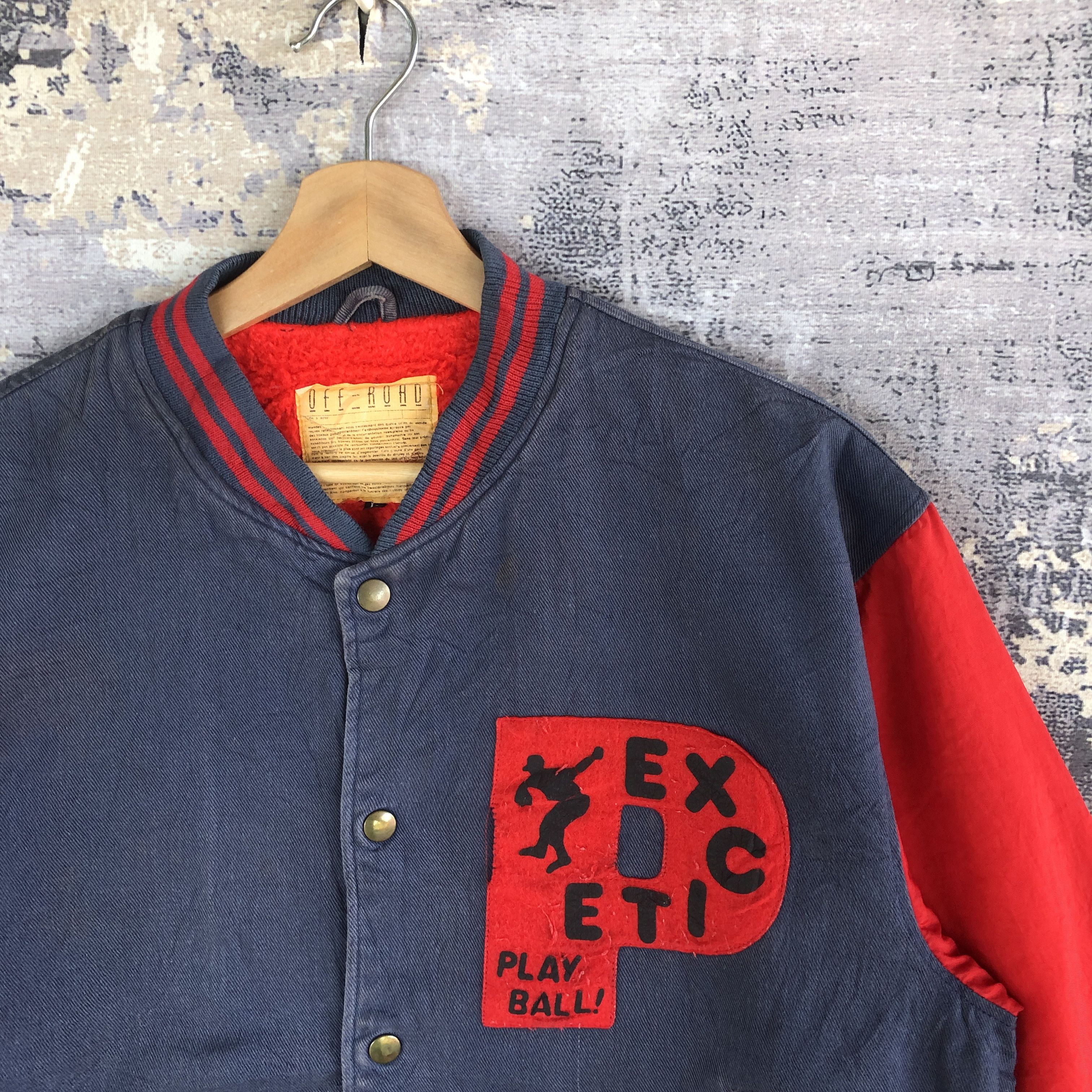 Vintage Offroad Varsity Jackets Excite Letterman Wool Jacket Size US M / EU 48-50 / 2 - 5 Thumbnail