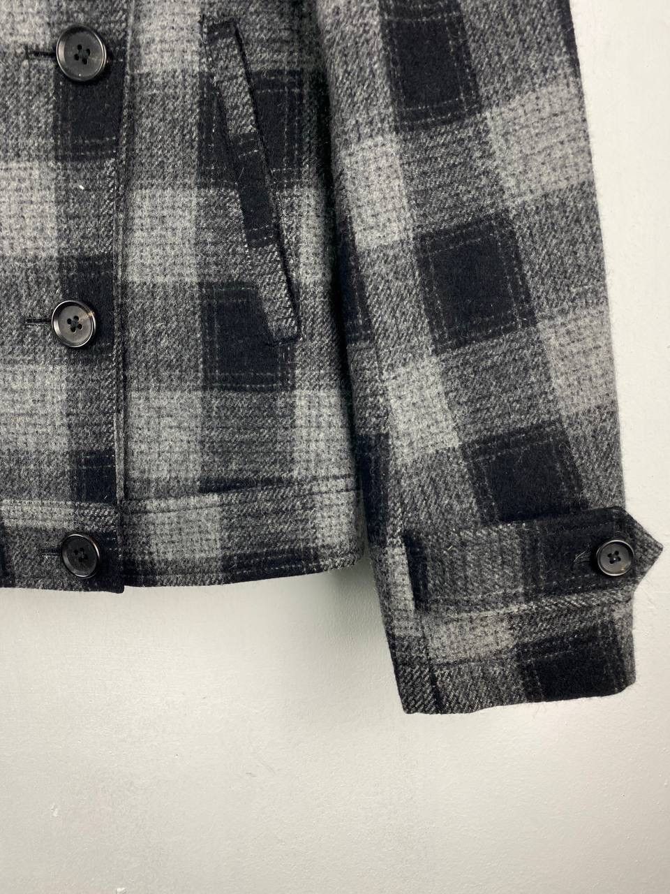 Ships Jet Blue Vintage Ships Jet Blue Plaid Tartan Wool Punk Jacket Size US M / EU 48-50 / 2 - 8 Thumbnail