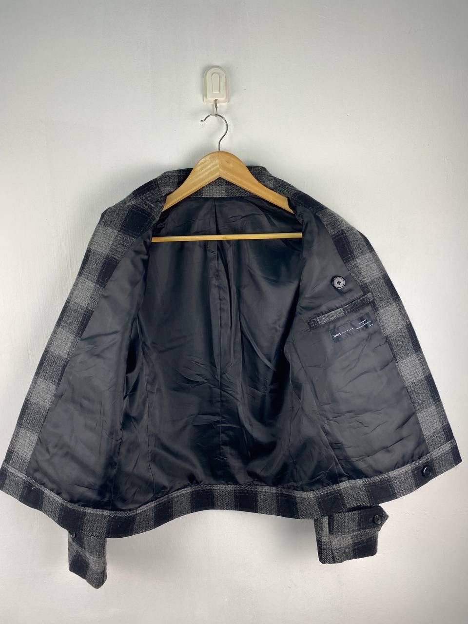 Ships Jet Blue Vintage Ships Jet Blue Plaid Tartan Wool Punk Jacket Size US M / EU 48-50 / 2 - 3 Thumbnail