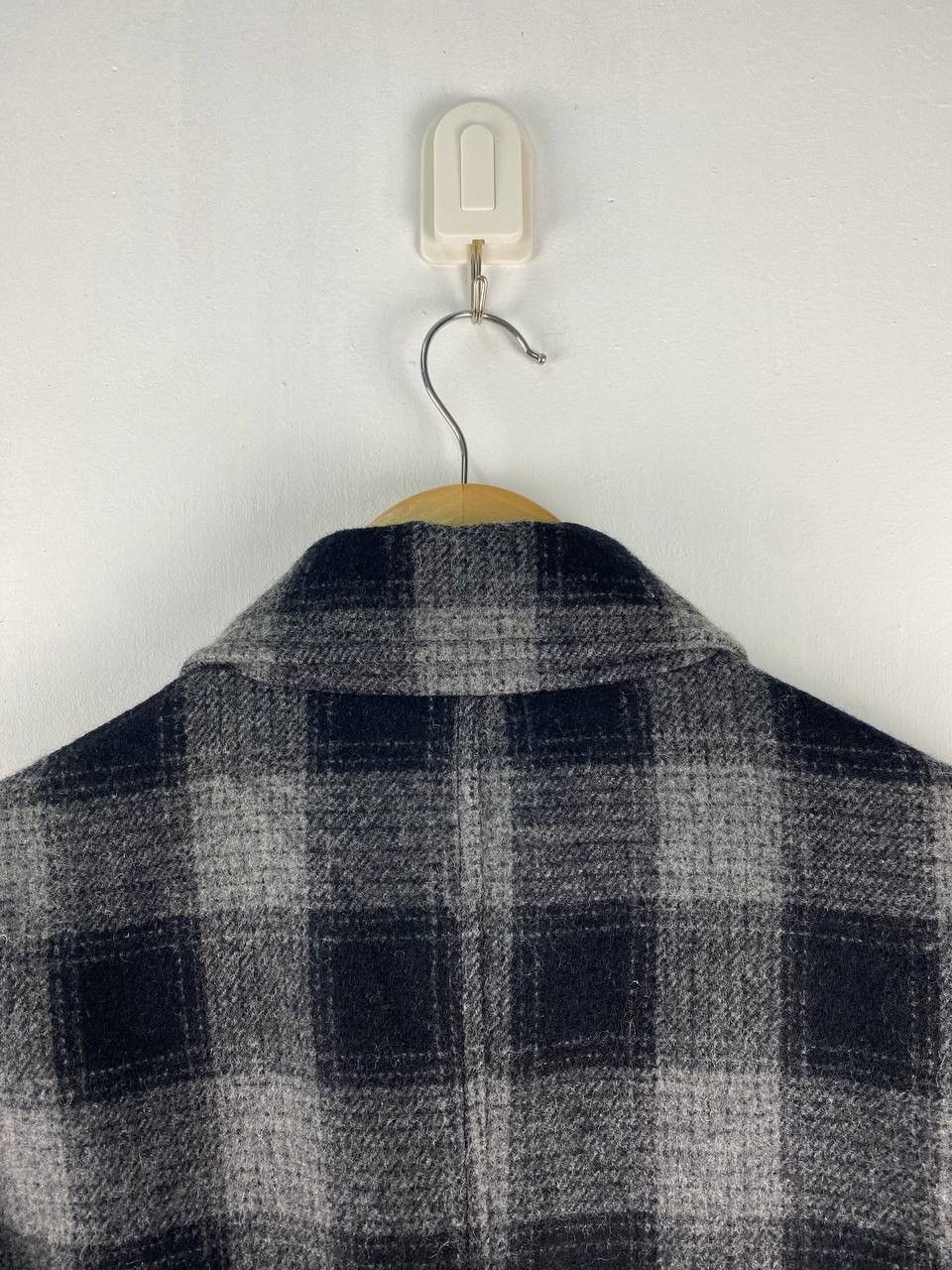 Ships Jet Blue Vintage Ships Jet Blue Plaid Tartan Wool Punk Jacket Size US M / EU 48-50 / 2 - 6 Thumbnail