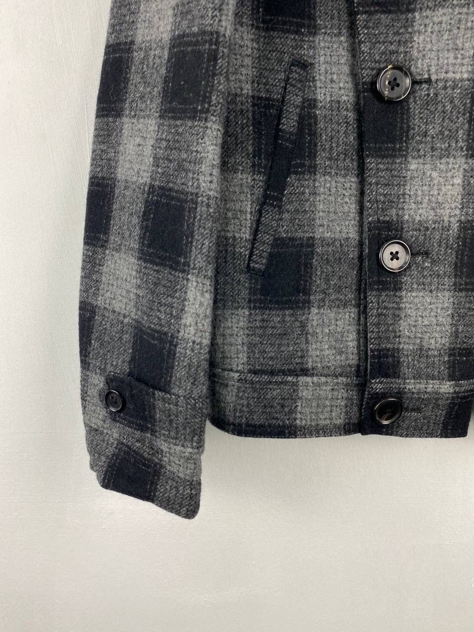 Ships Jet Blue Vintage Ships Jet Blue Plaid Tartan Wool Punk Jacket Size US M / EU 48-50 / 2 - 7 Thumbnail