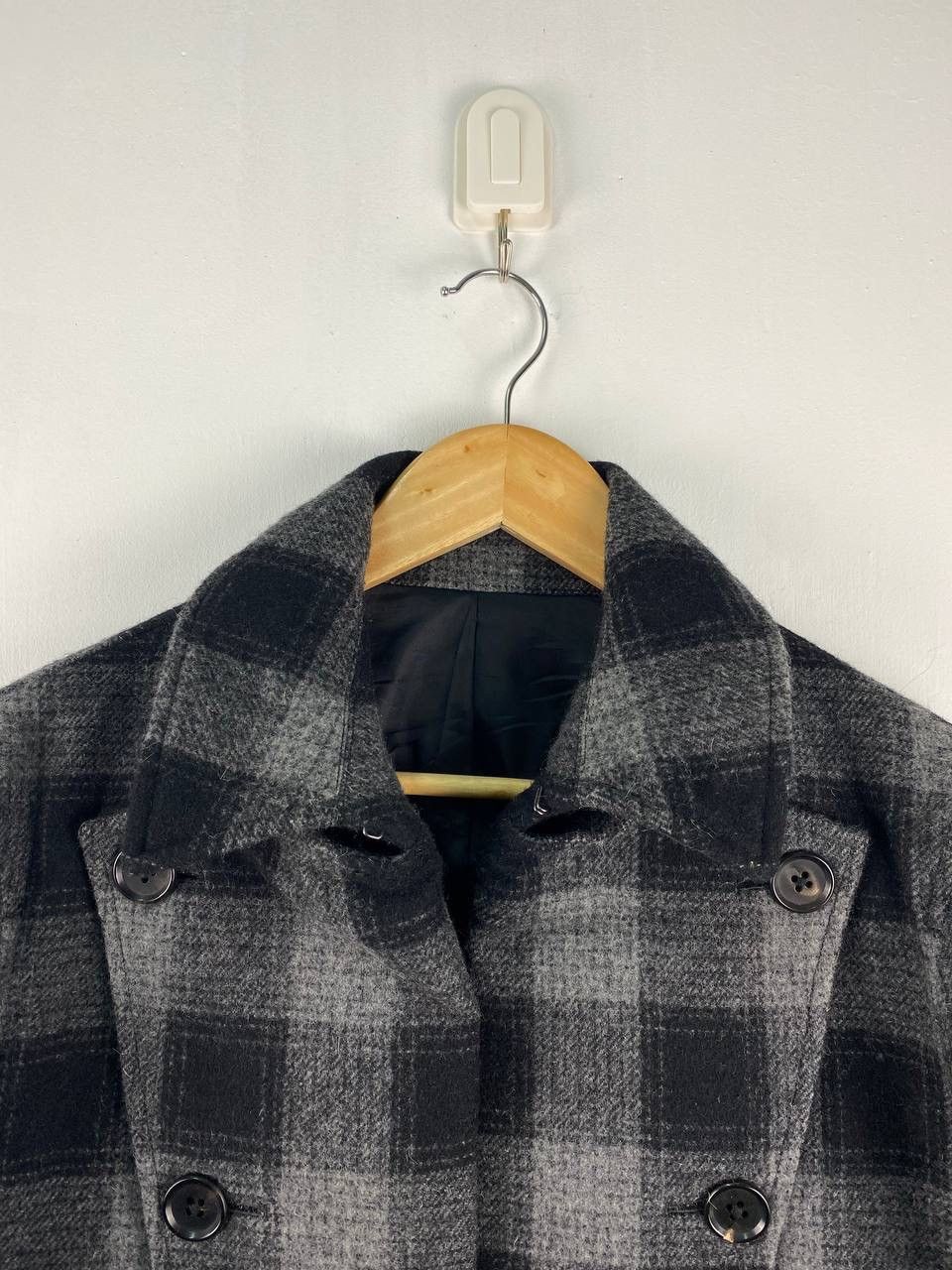 Ships Jet Blue Vintage Ships Jet Blue Plaid Tartan Wool Punk Jacket Size US M / EU 48-50 / 2 - 5 Thumbnail